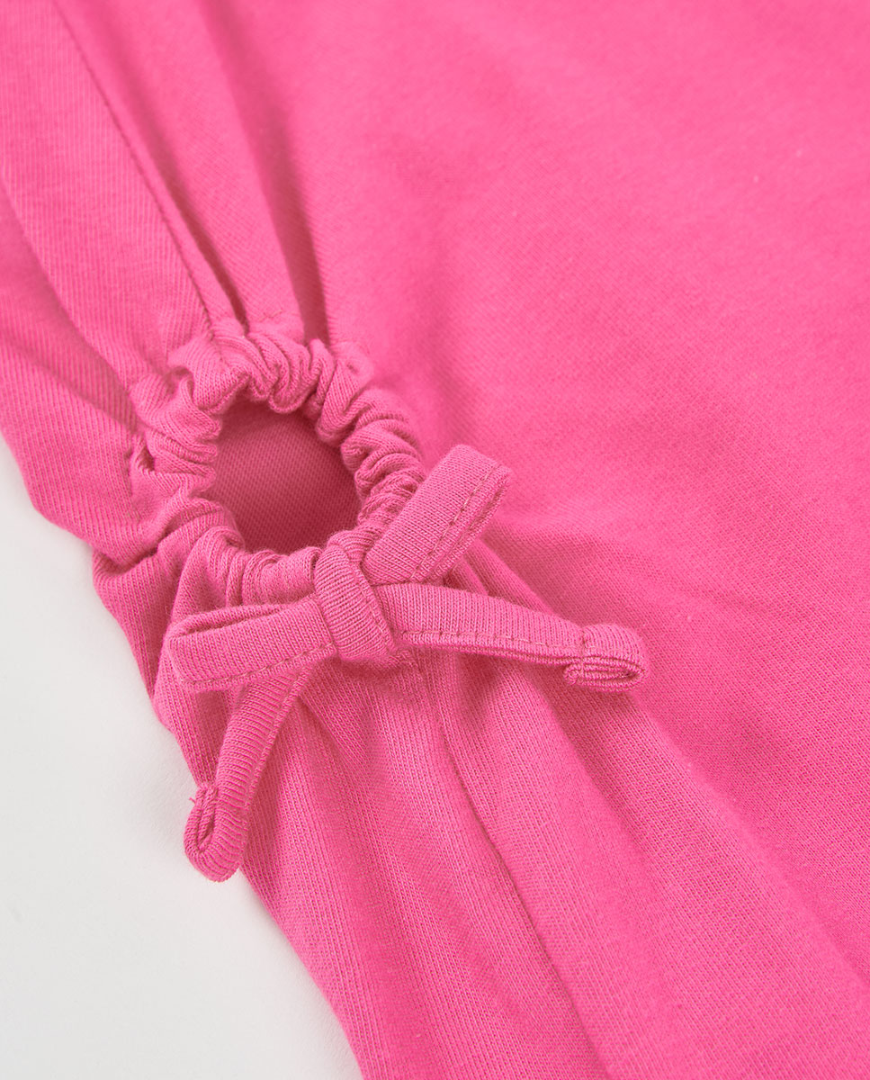 Vestido Infantil em Algodão Boboli Roxo-4