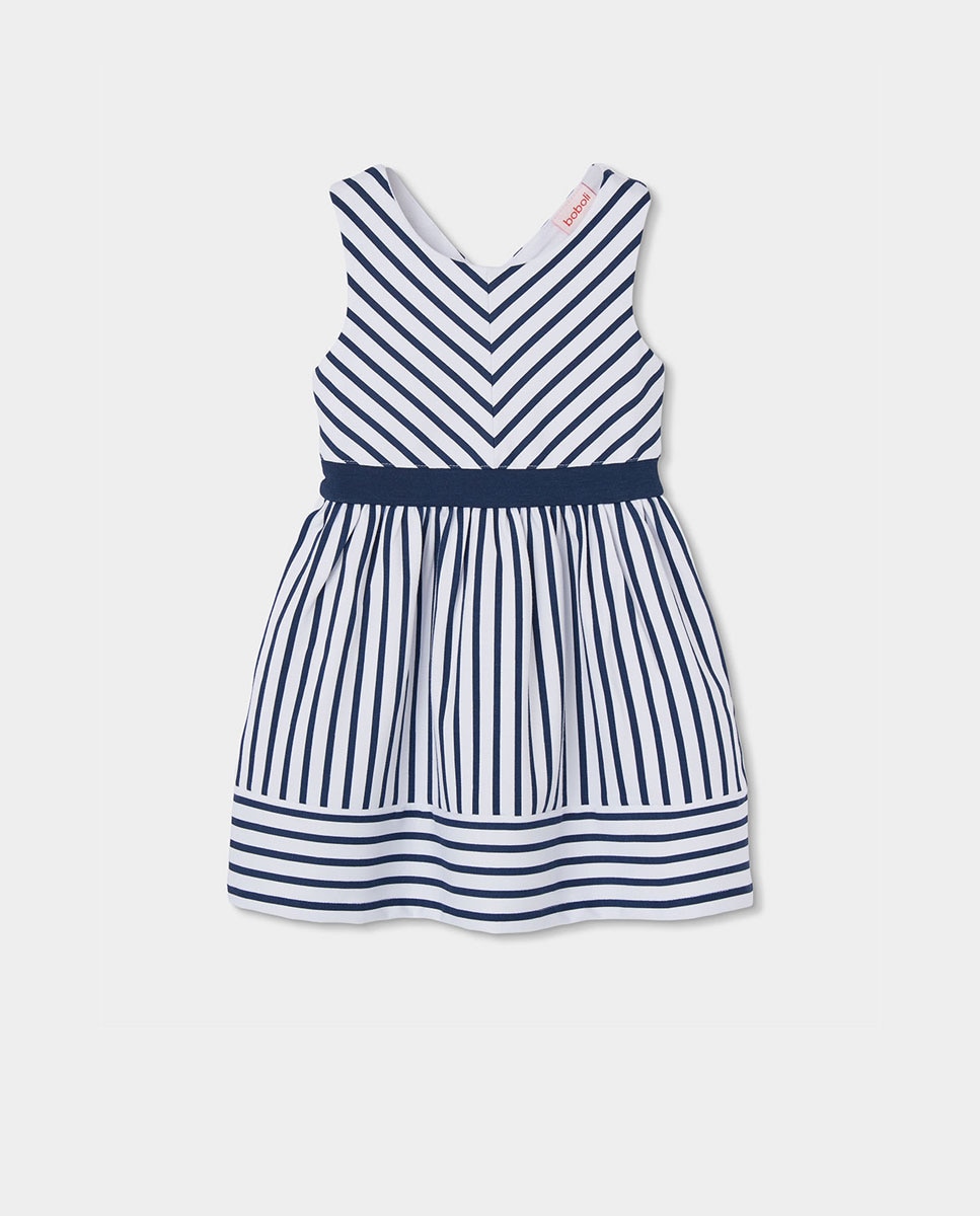 Imagem 0 de Vestido Às Riscas Infantil