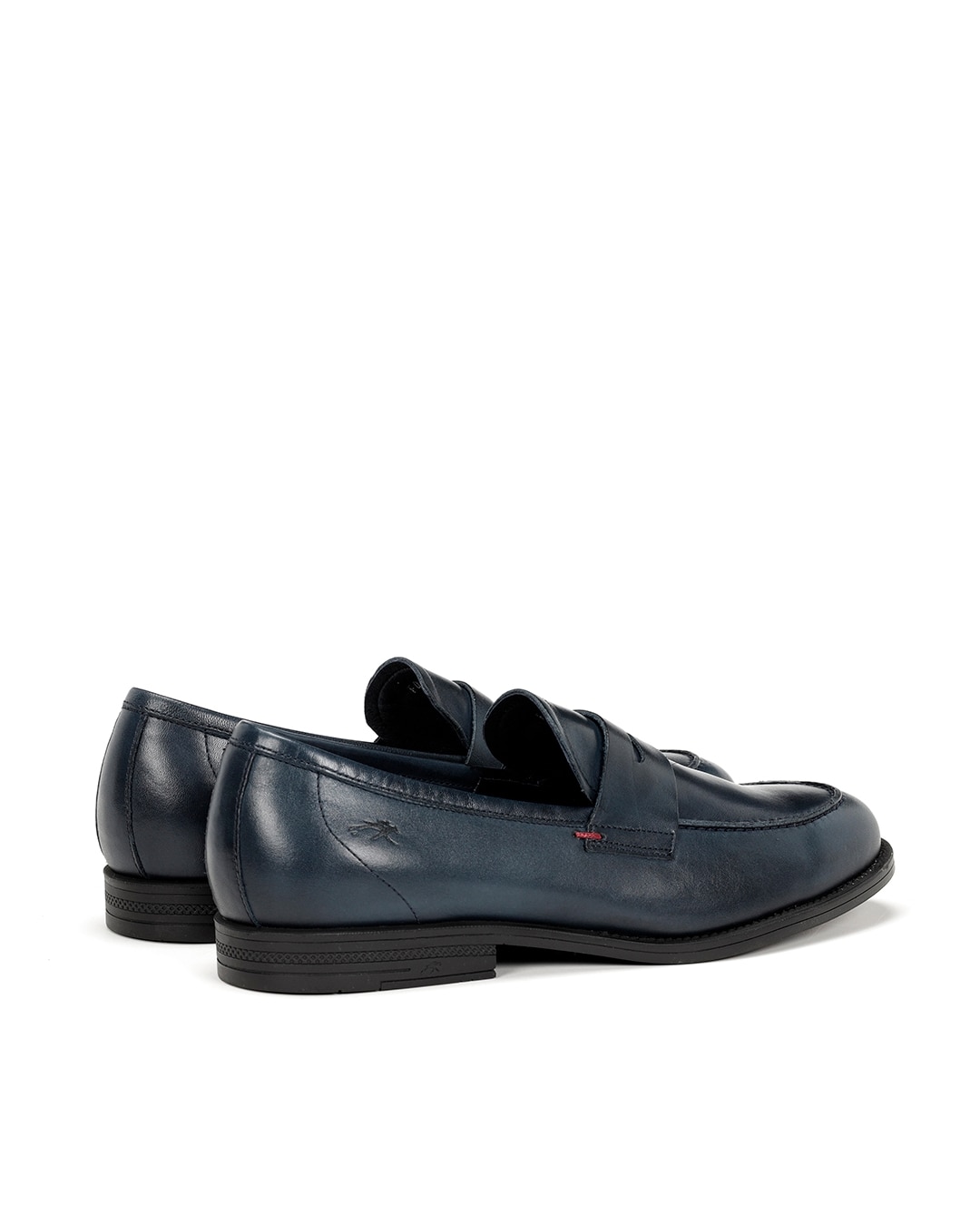 Mocassins Fabricados em Pele Azul-marinho-5