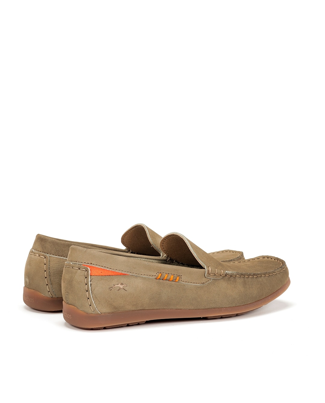 Mocassins Fabricados em Nobuck Castanho-3