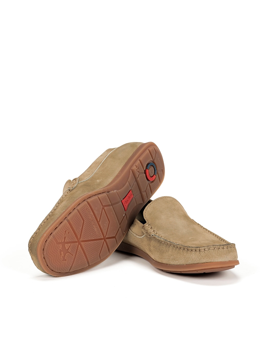 Mocassins Fabricados em Nobuck Castanho-4