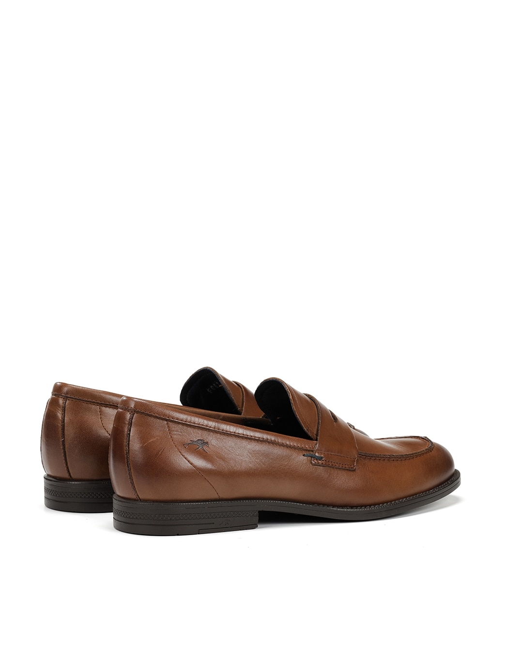 Mocassins Fabricados em Pele Castanho-3