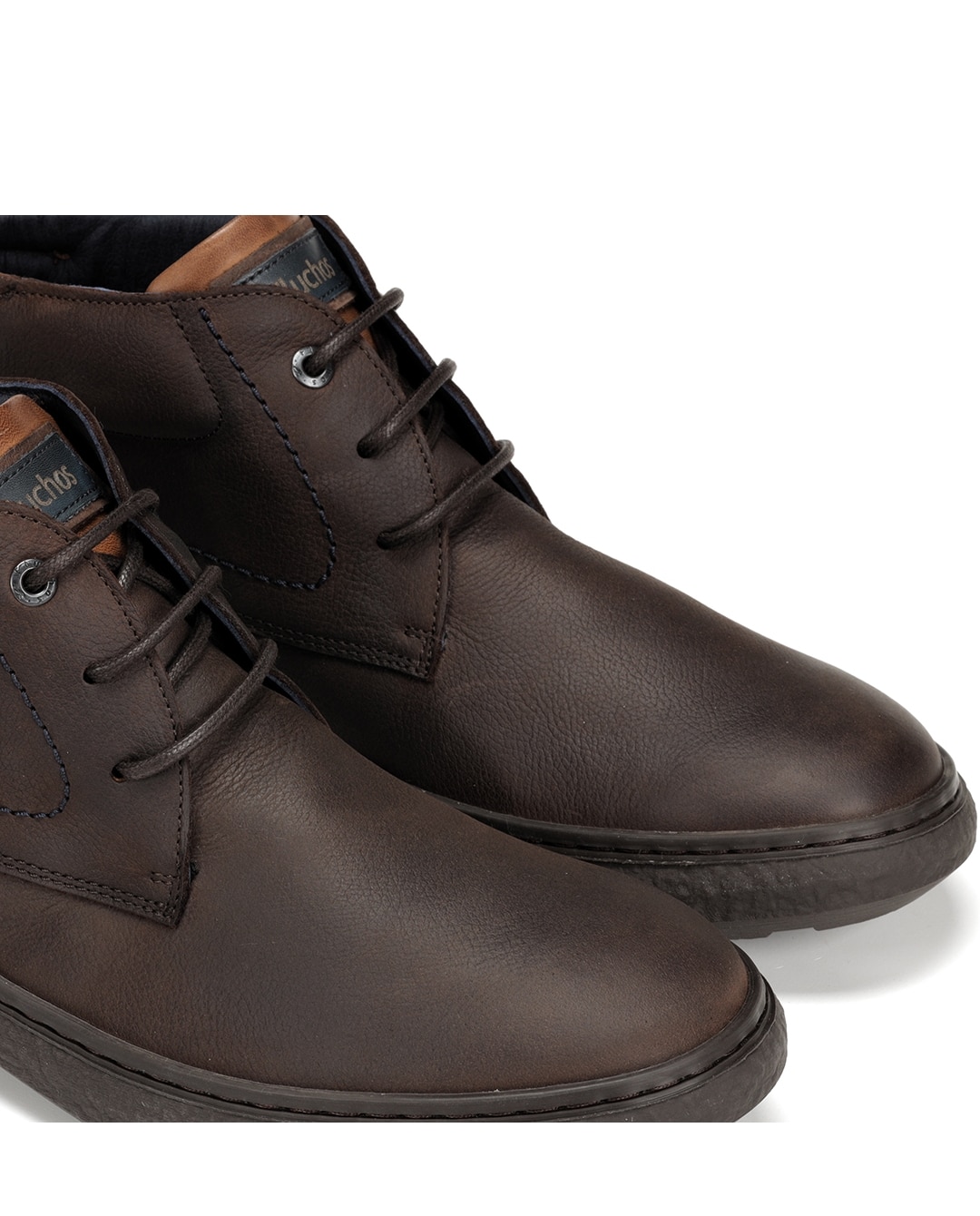 Botins Fabricados em Acabamento Encerado Castanho-chocolate-6
