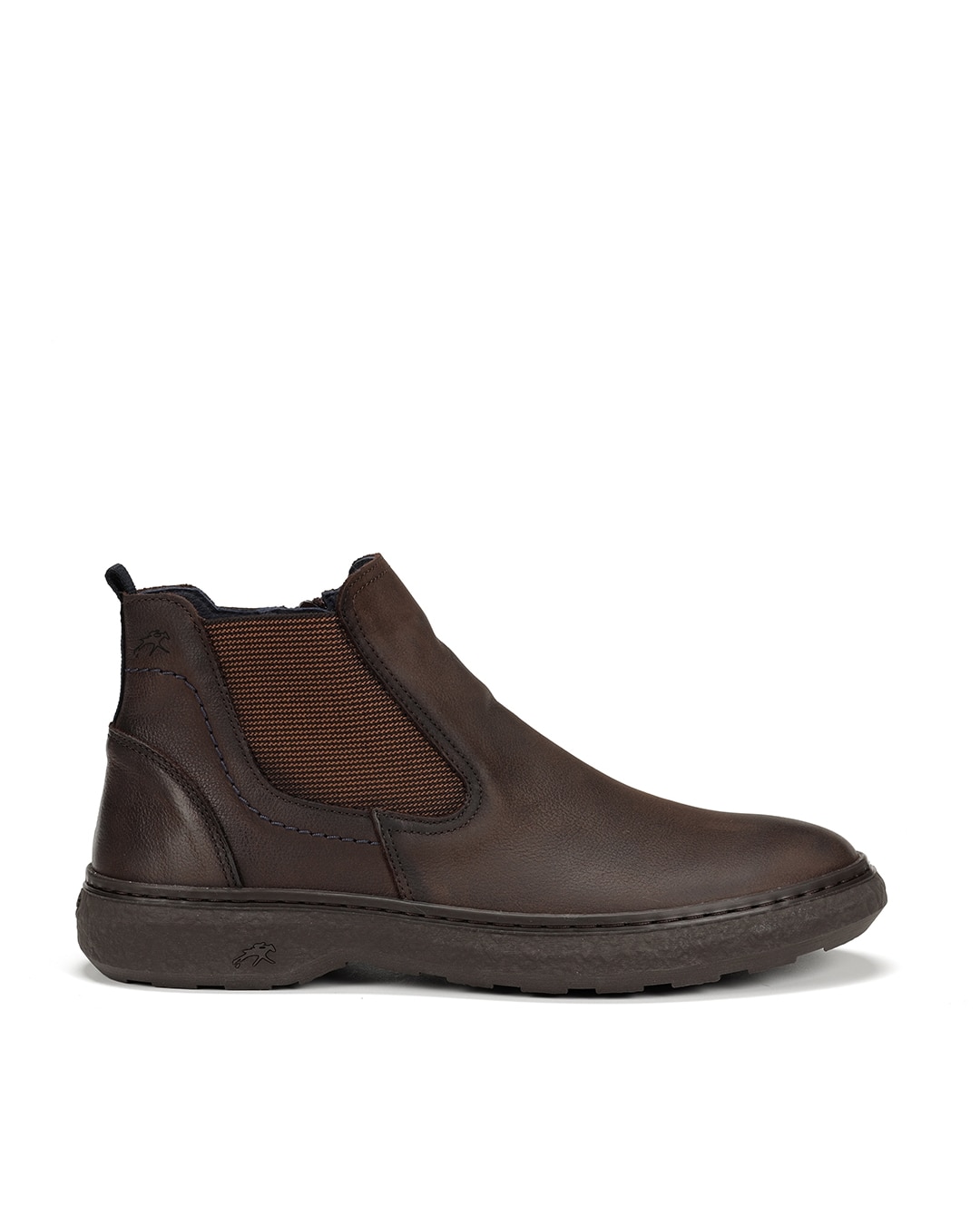 Botins Fabricados em Acabado Encerado Castanho-1