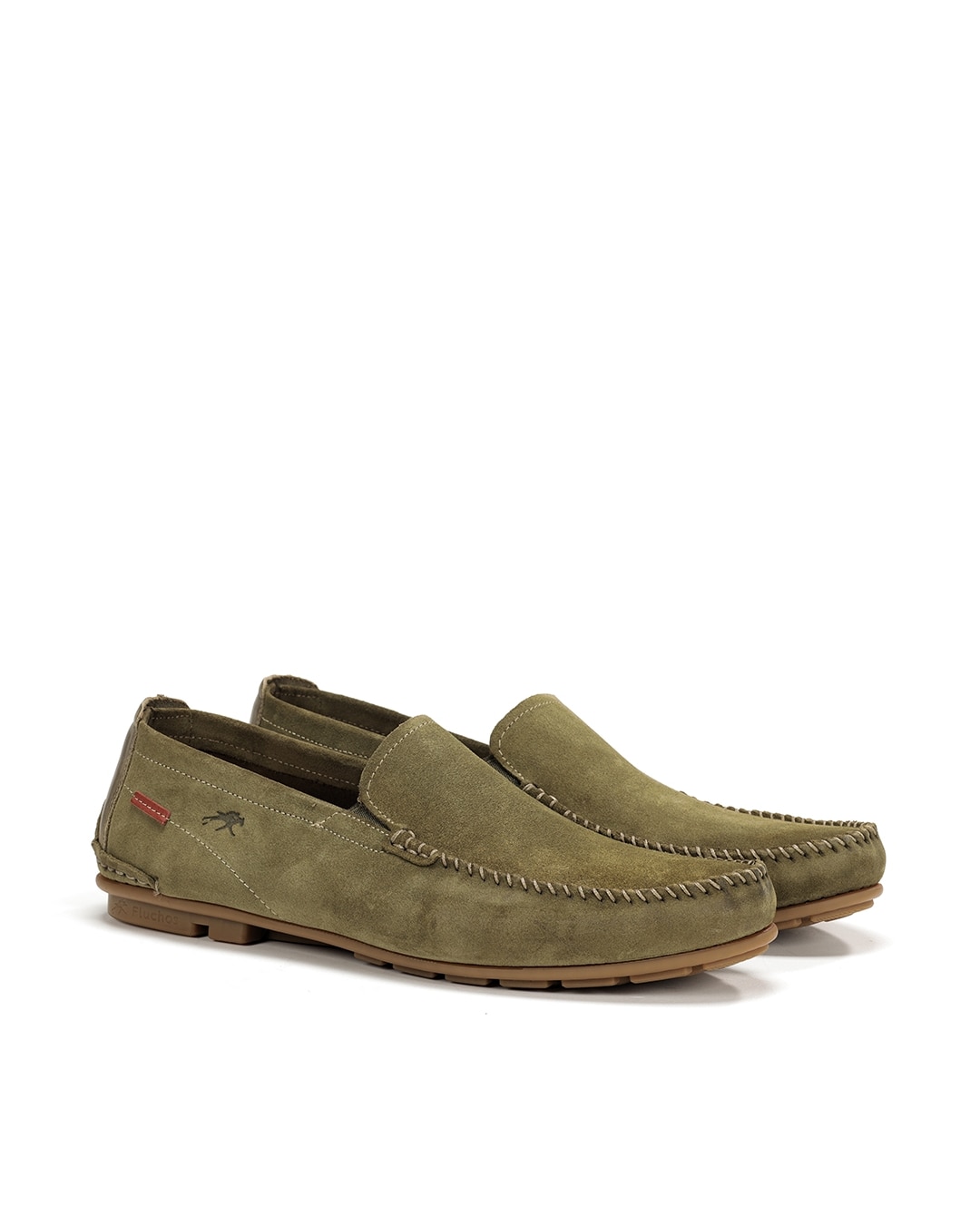 Mocassins Fabricados em Pele Verde-escuro-2