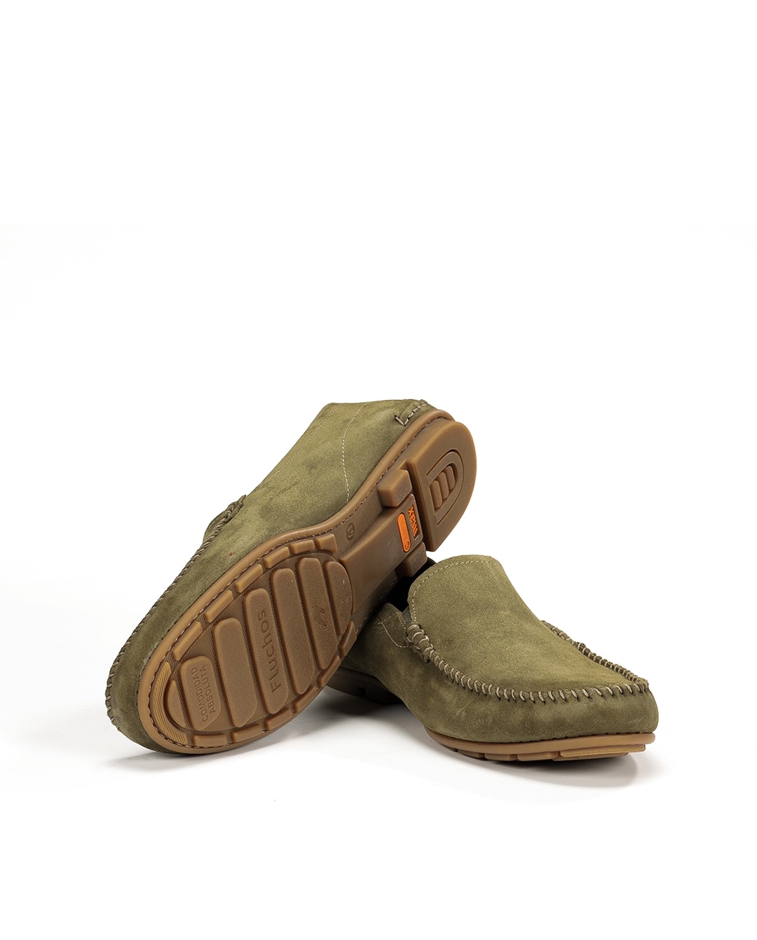 Mocassins Fabricados em Pele Verde-escuro-4