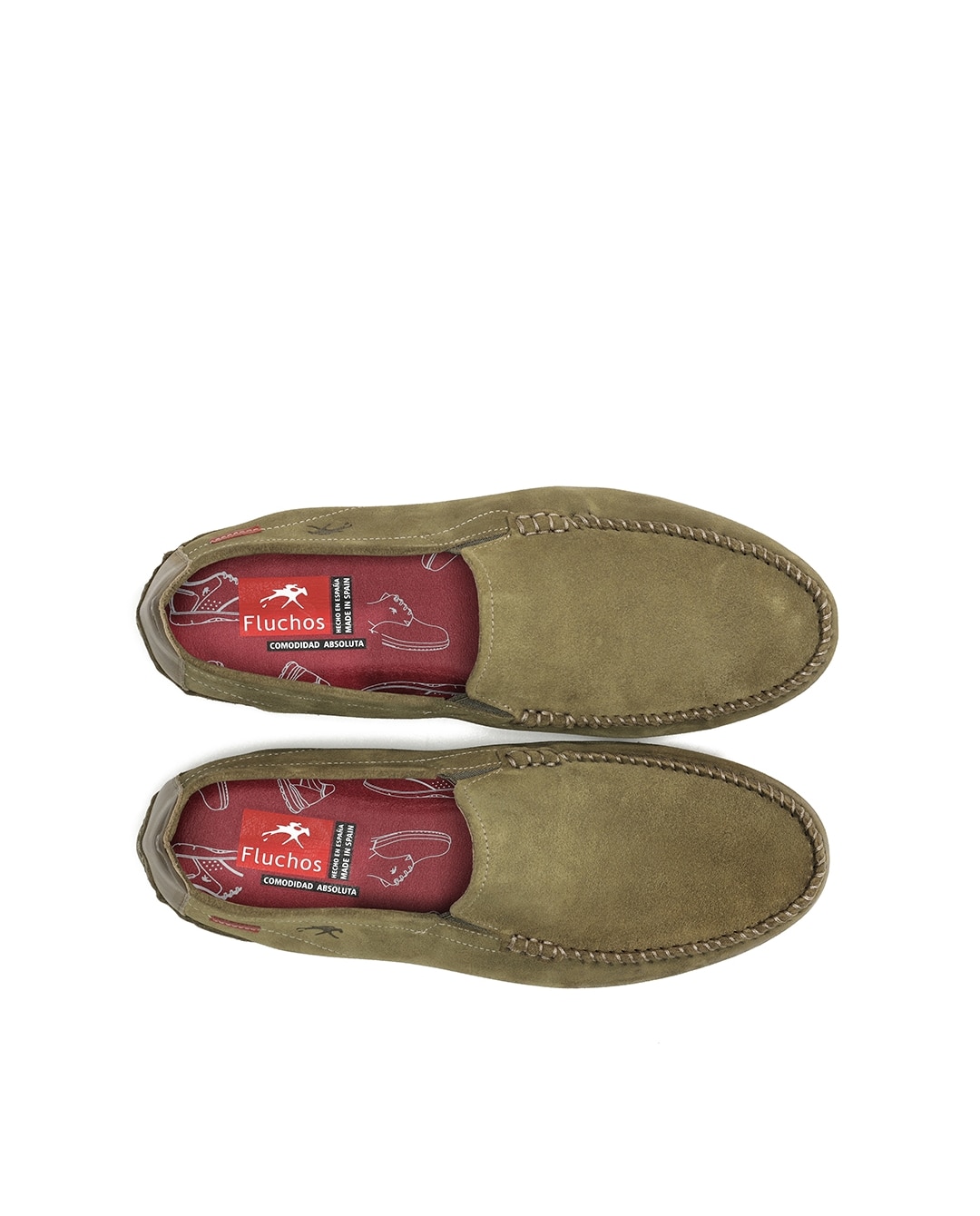 Mocassins Fabricados em Pele Verde-escuro-5