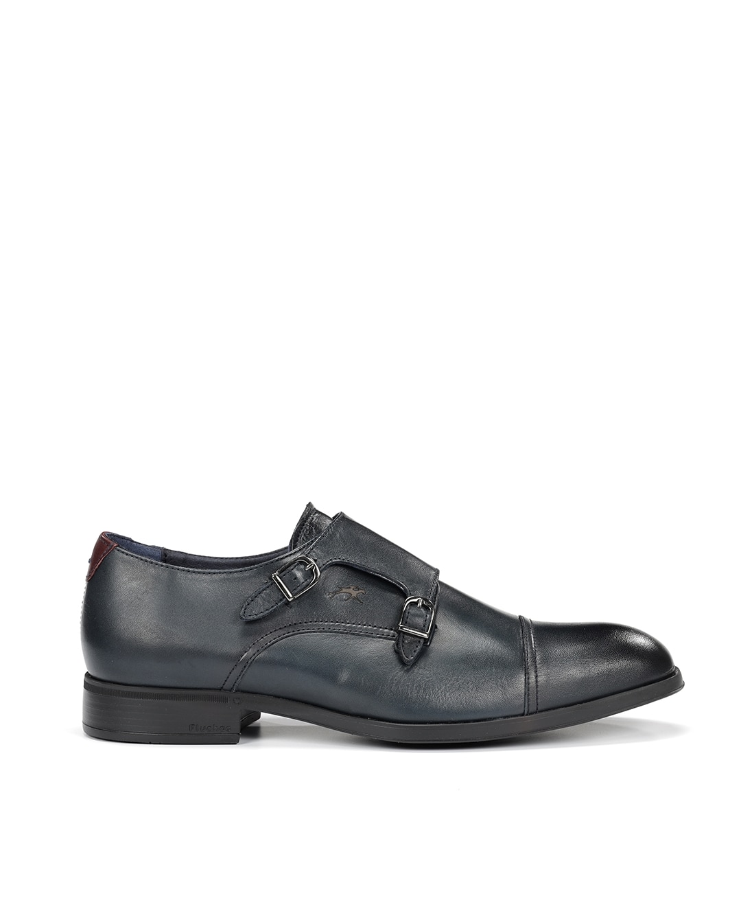 Bluchers Fabricados em Pele Preto-1