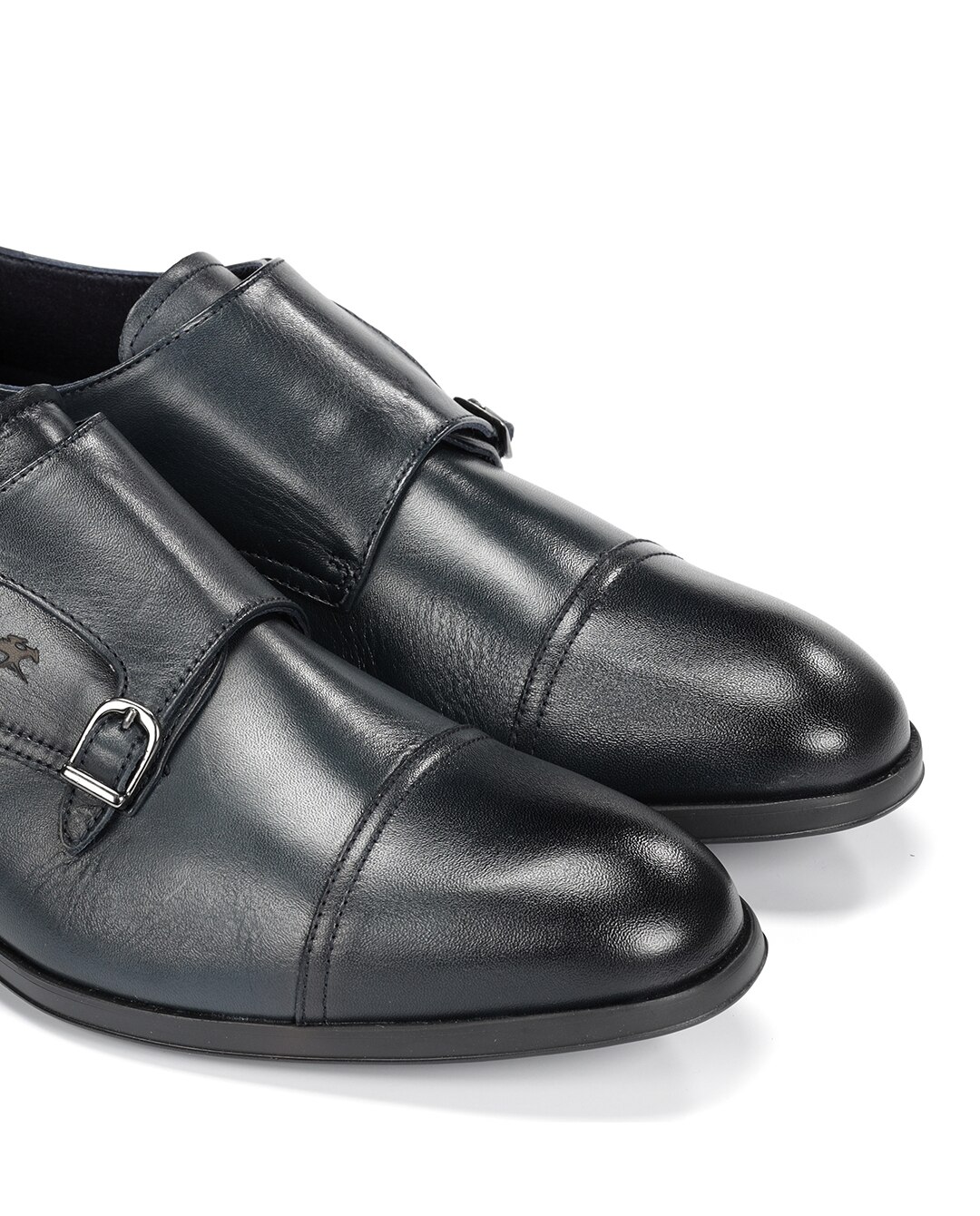 Bluchers Fabricados em Pele Preto-6