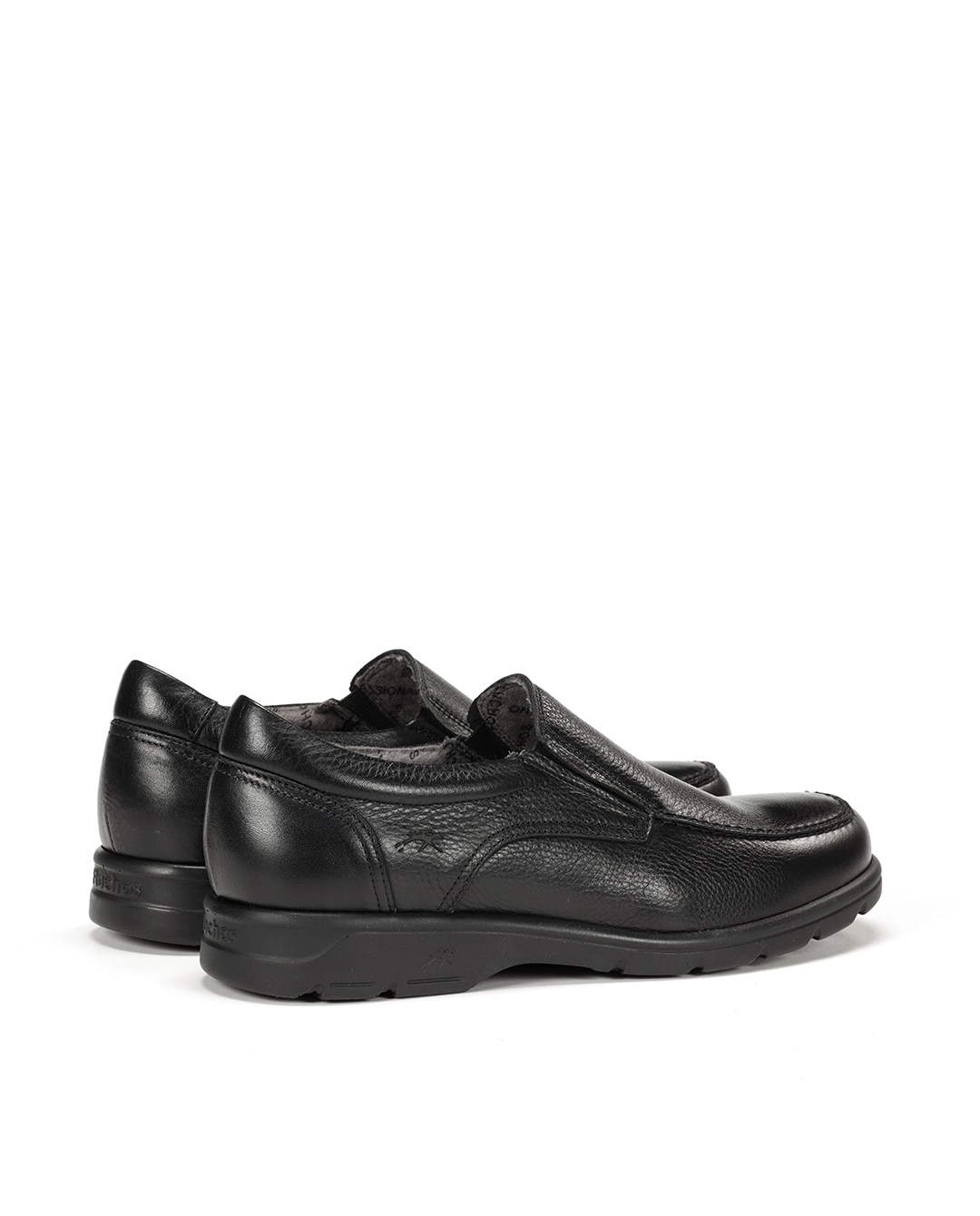 Mocassins Fabricados em Pele Preto-3