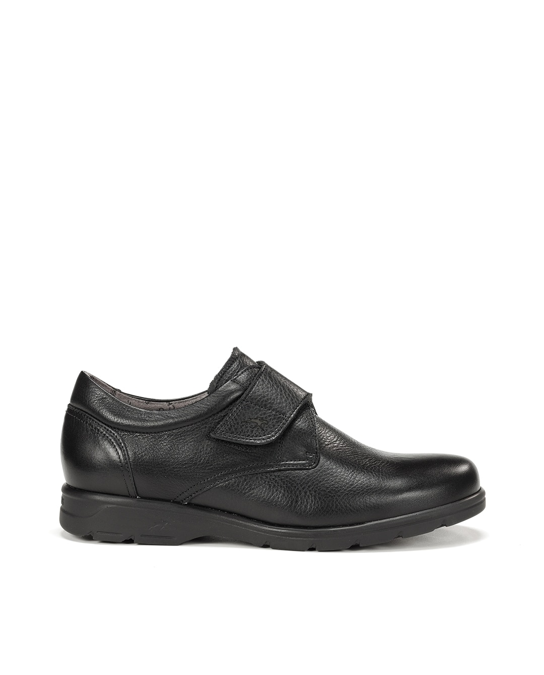 Bluchers Fabricados em Pele Preto-1