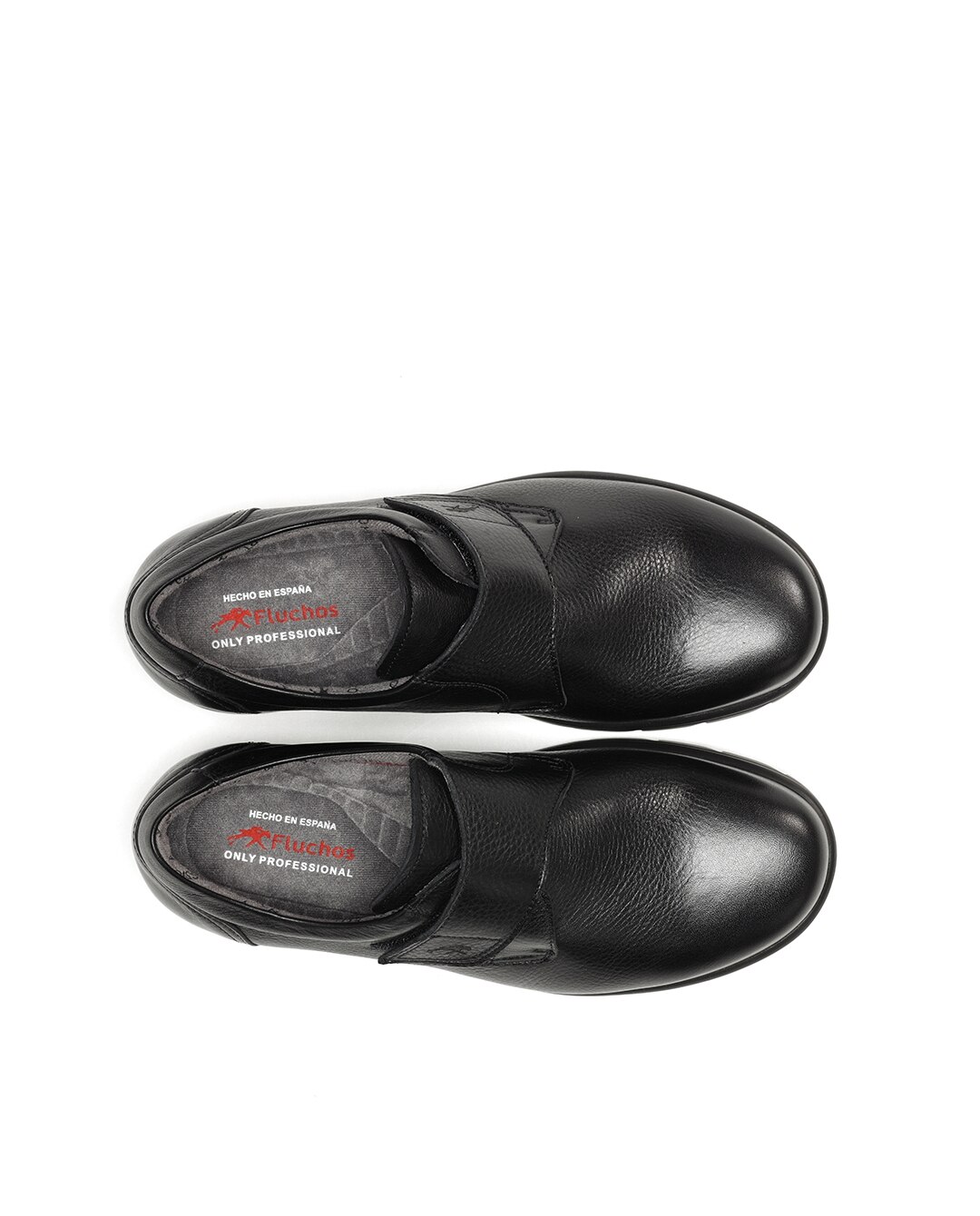 Bluchers Fabricados em Pele Preto-5