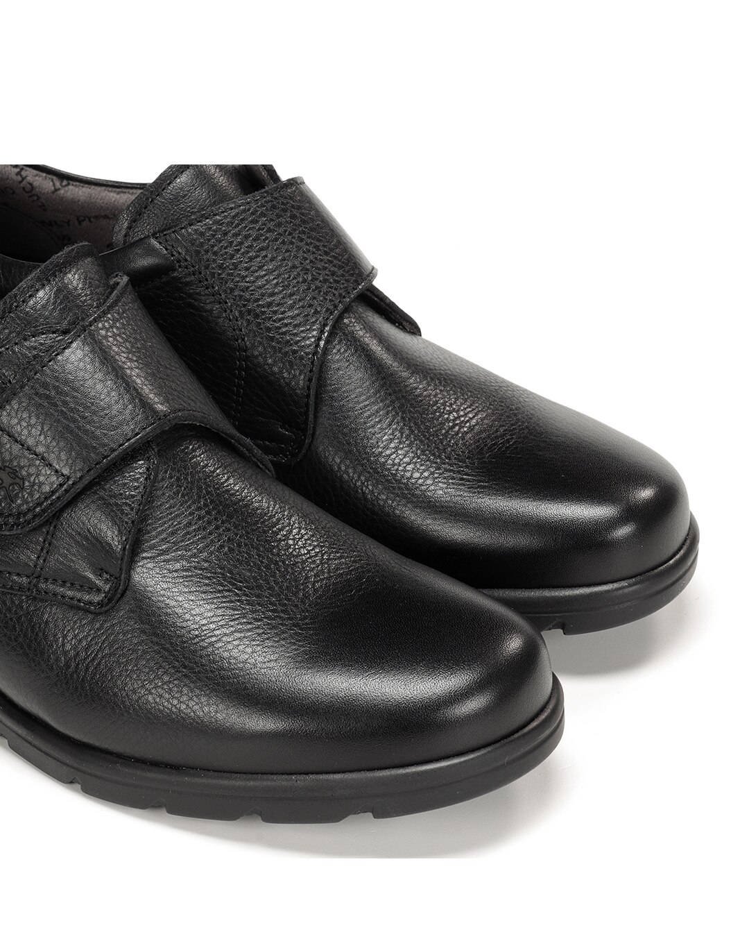 Bluchers Fabricados em Pele Preto-6