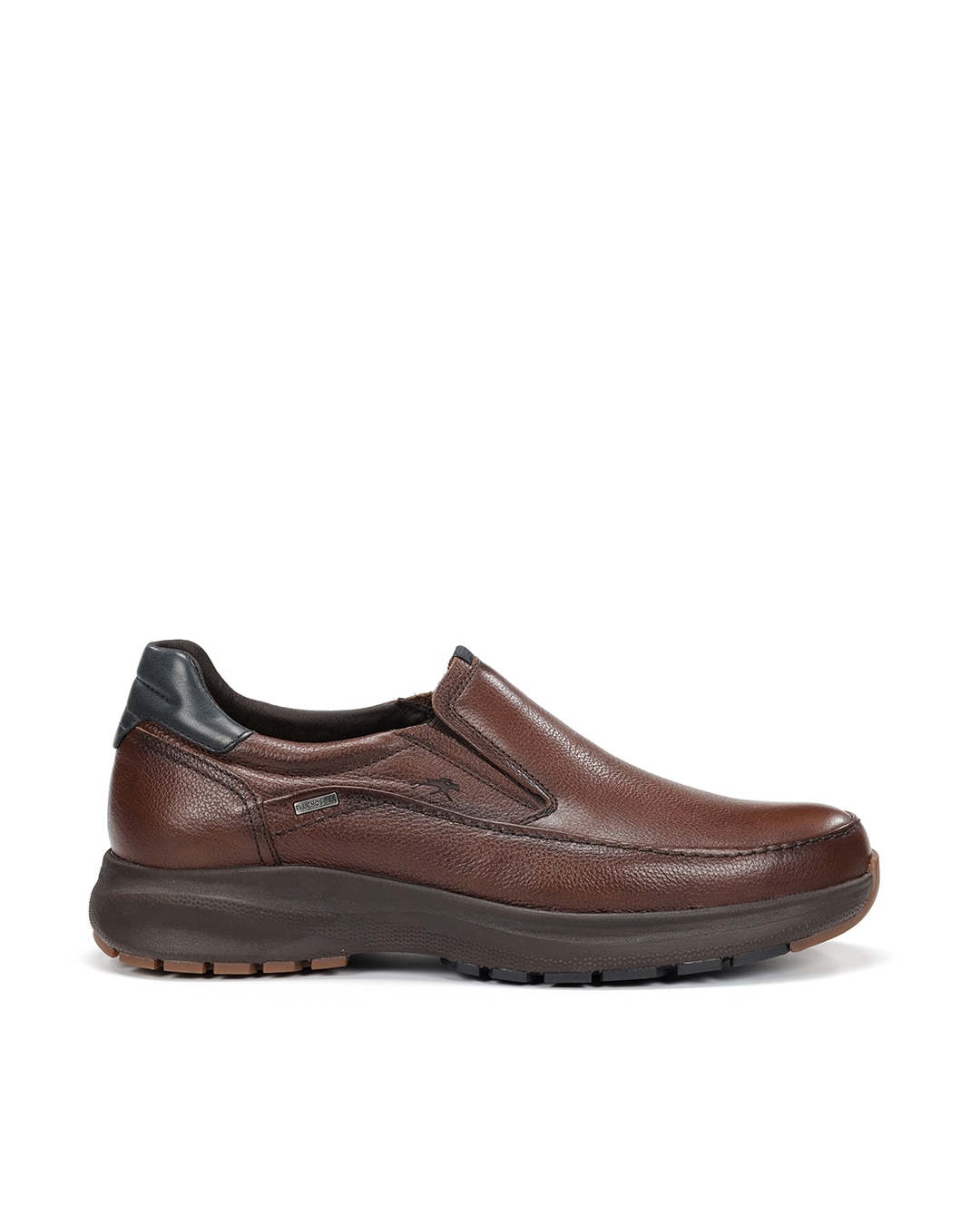 Mocassins Fabricados em Impermeável Castanho-chocolate-1