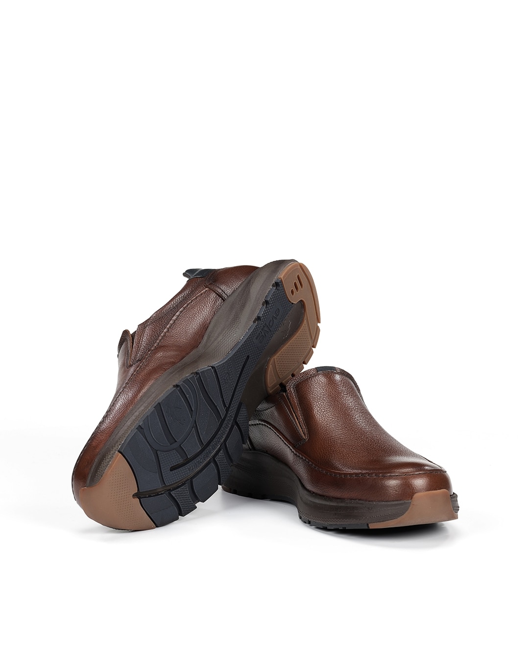 Mocassins Fabricados em Impermeável Castanho-chocolate-4