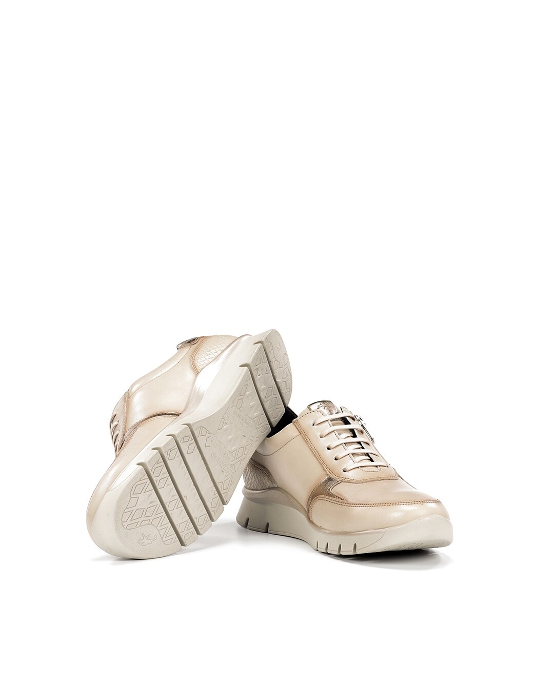 Sapatos de Cordões Fabricados em Pele Bordeaux-4