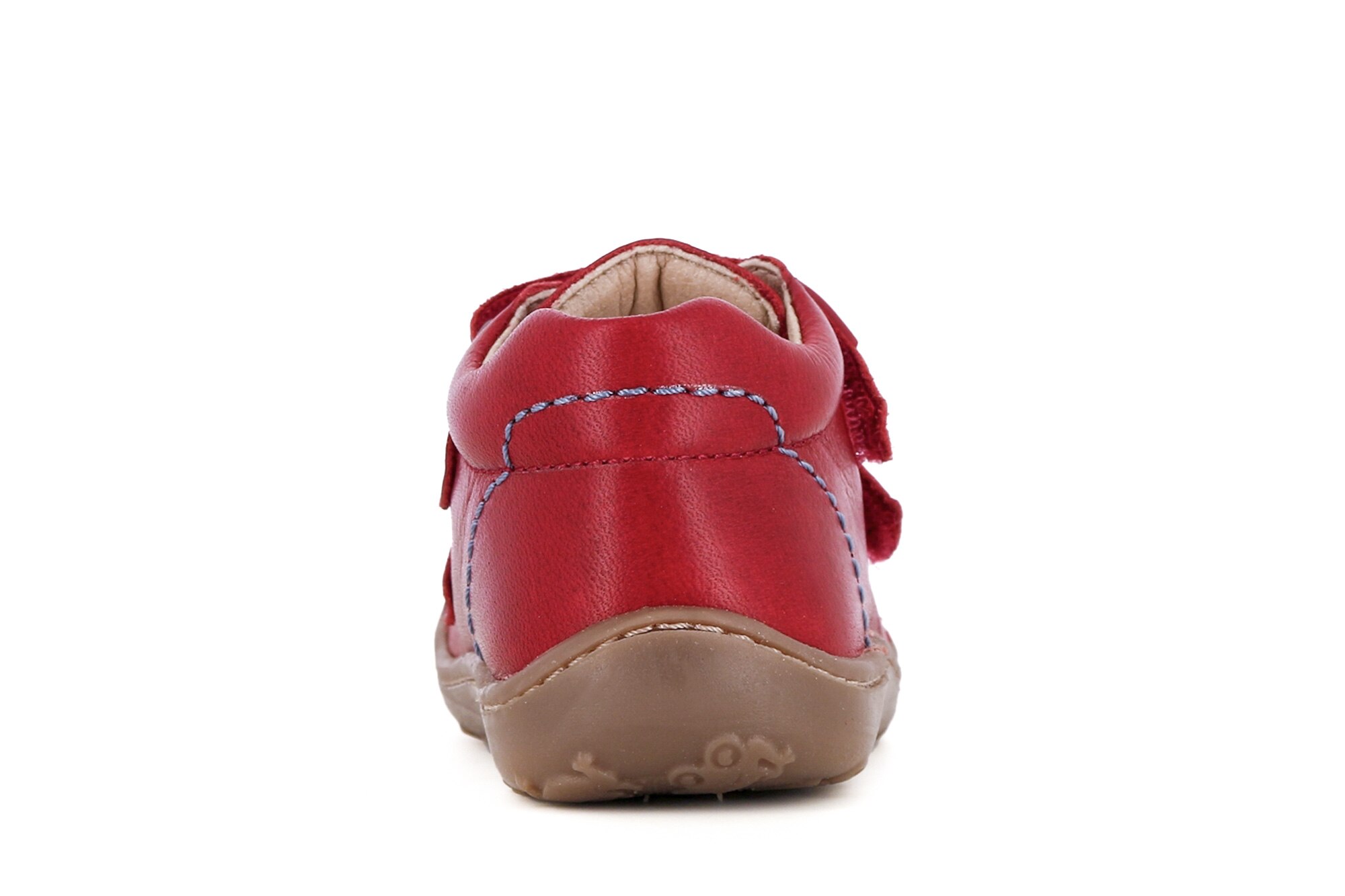Botas de Bebé em Pele com Fecho Velcro Duplo Pablosky Vermelho-3