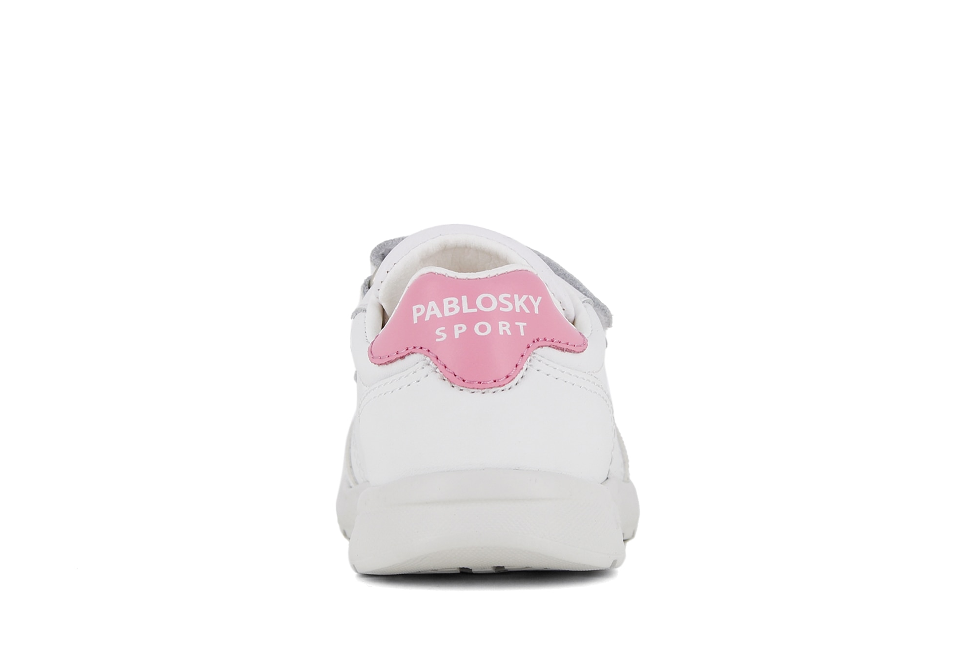 Sapatilhas desportivas brancas com fecho aderente duplo Branco-3