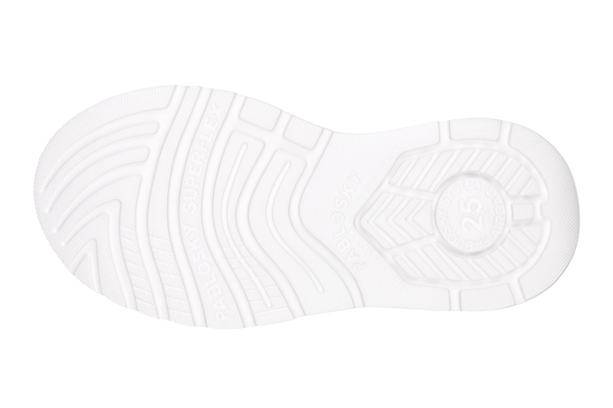 Sapatilhas desportivas brancas com fecho aderente duplo Branco-6
