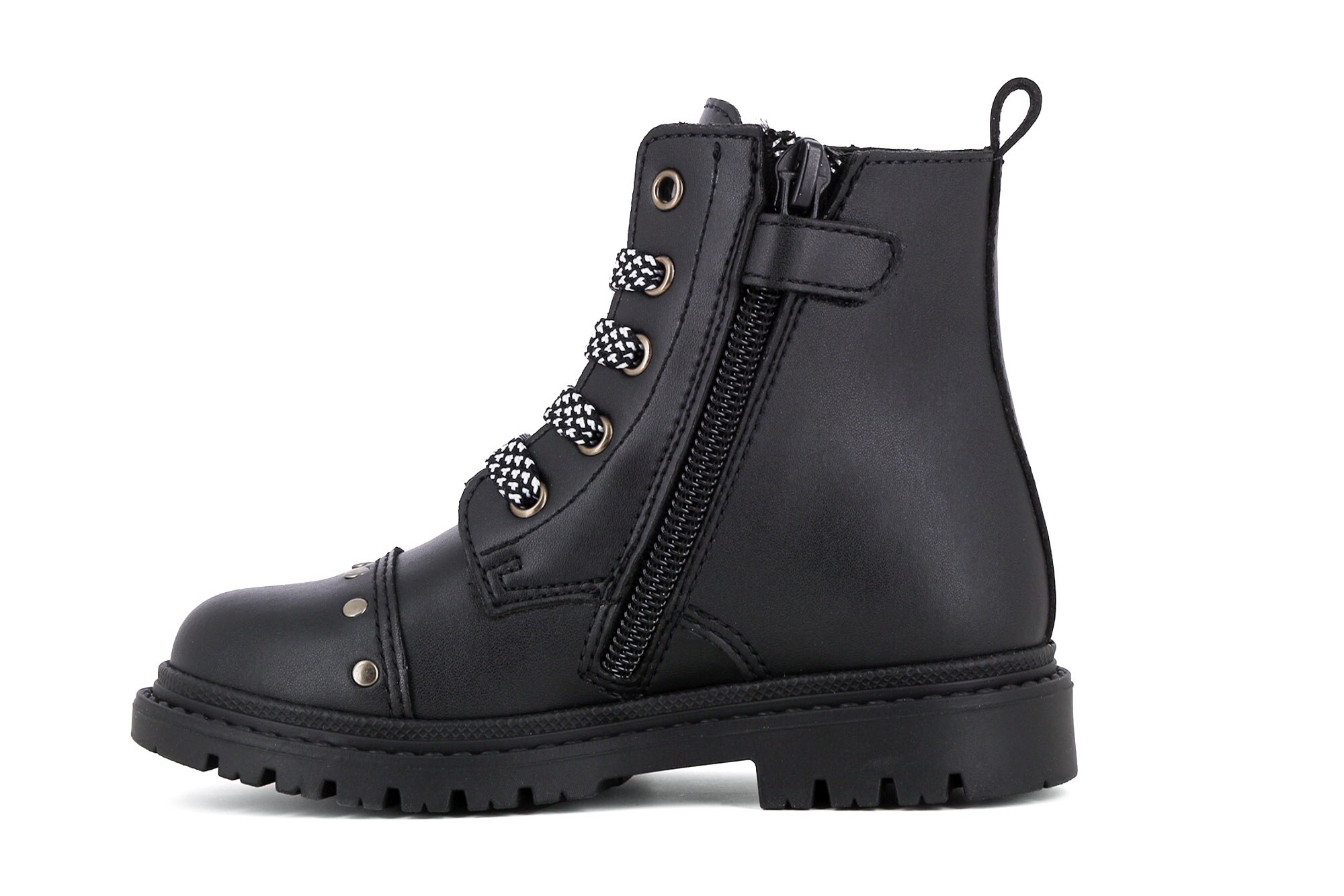 Botas com Fecho Zip em Preto Pablosky Preto-4