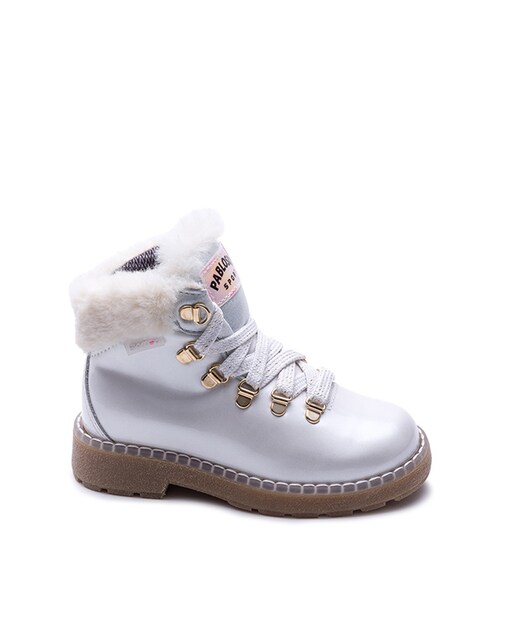 Imagem 0 de Botas Infantil de Pele com Cordões