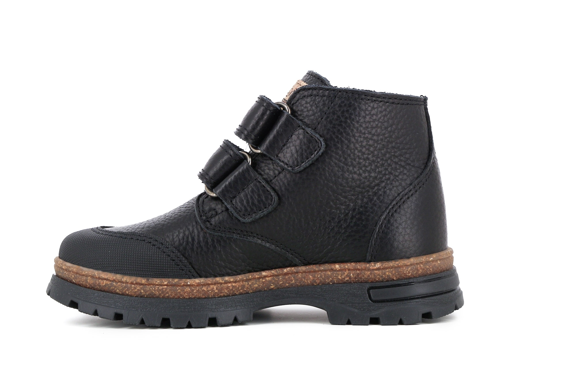 Botas Infantil de Pele com Velcro Pablosky Preto-4