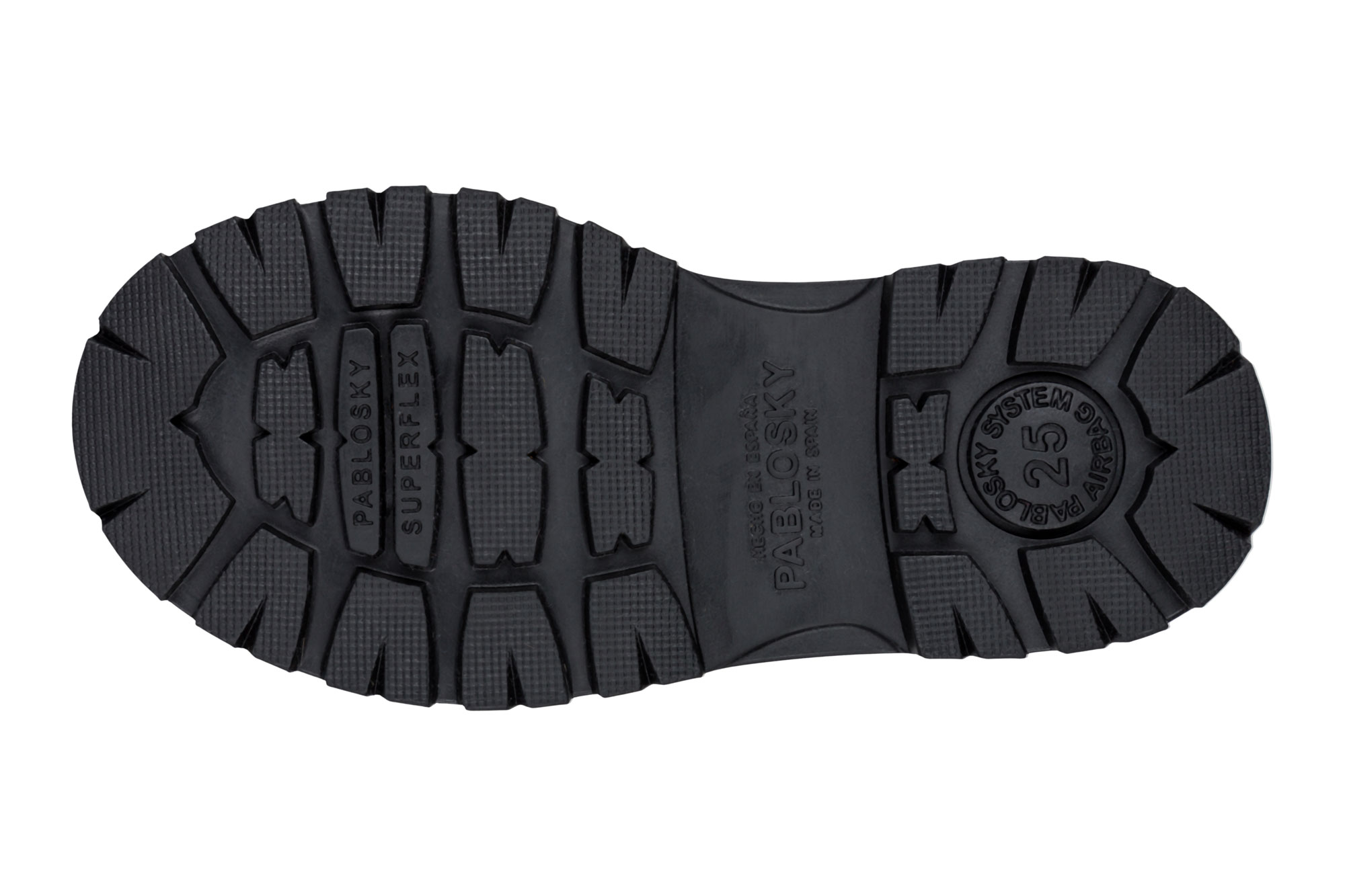 Botas Infantil de Pele com Velcro Pablosky Preto-6
