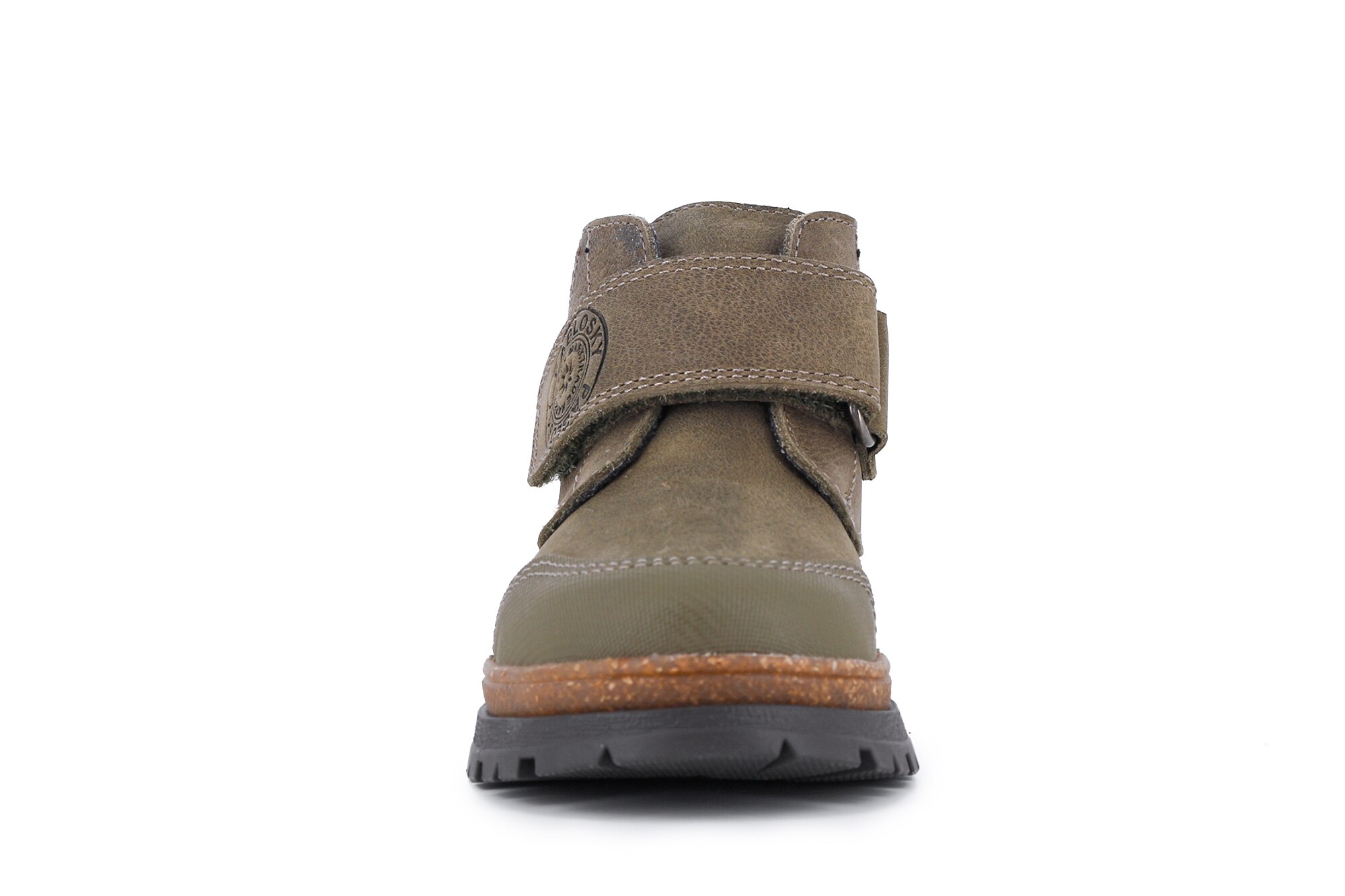 Botas Infantil de Pele com Velcro Pablosky Verde Azeitona-5