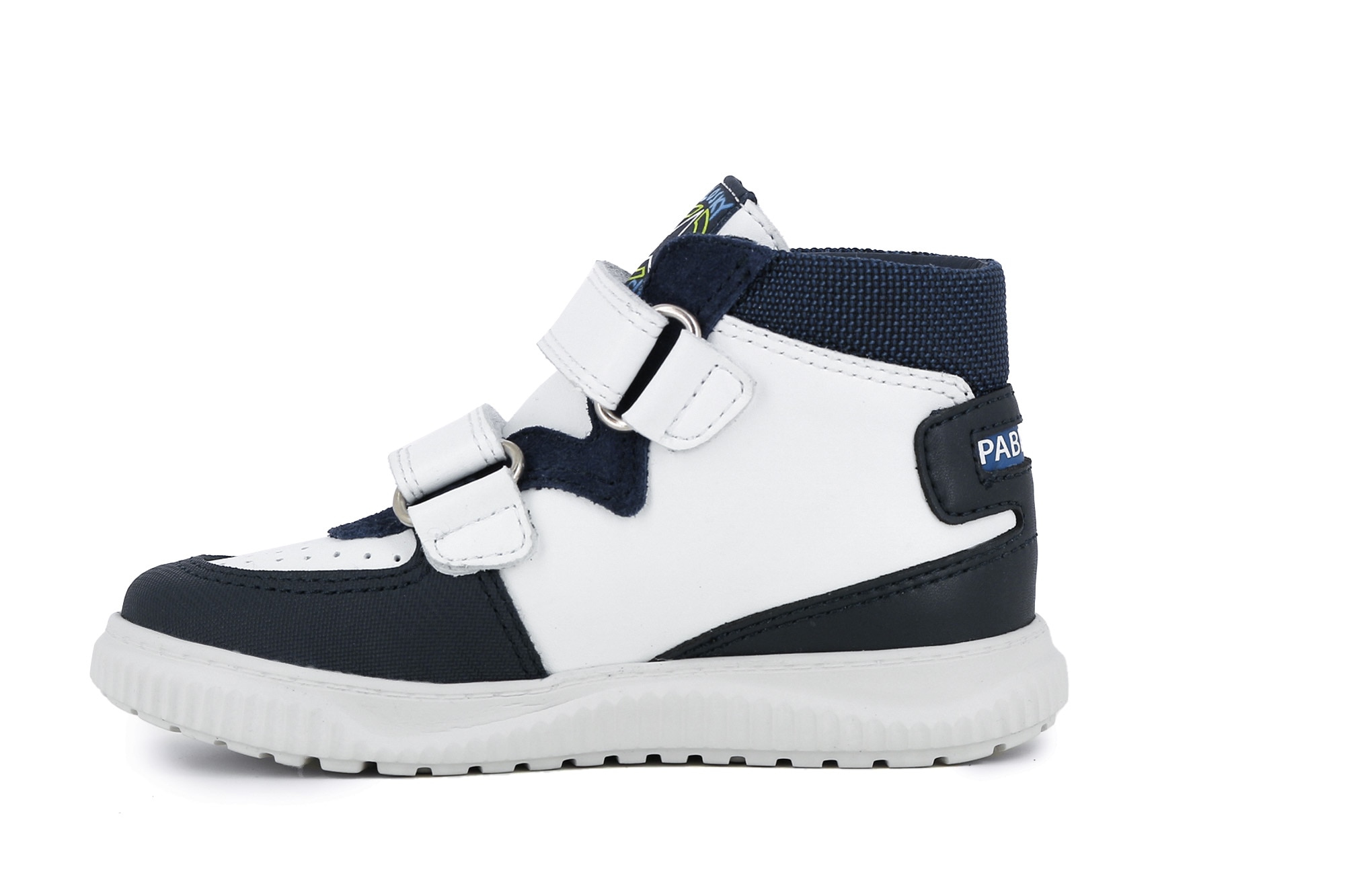Sapatilhas Desportivas Infantil com Fecho de Velcro Duplo Pablosky Branco / Azul-4