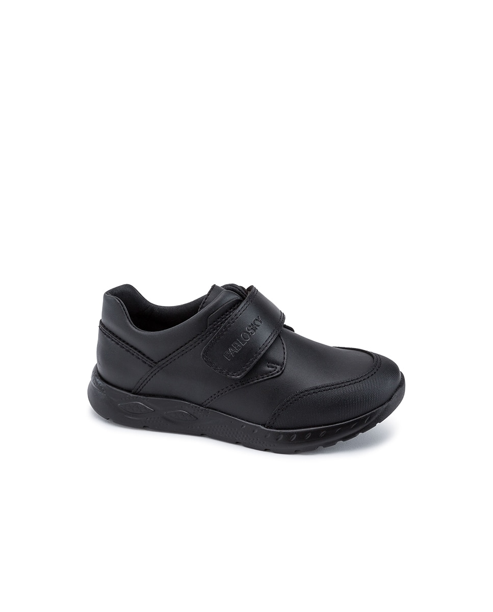 Mocassins com Velcro em Preto Pablosky Preto-1