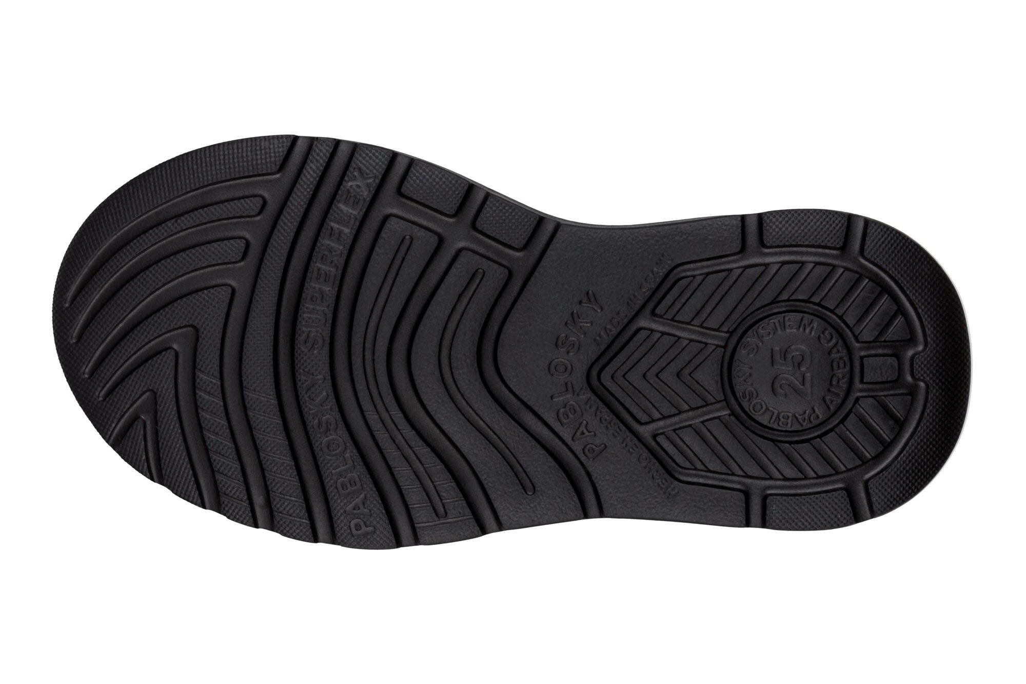Mocassins com Velcro em Preto Pablosky Preto-6