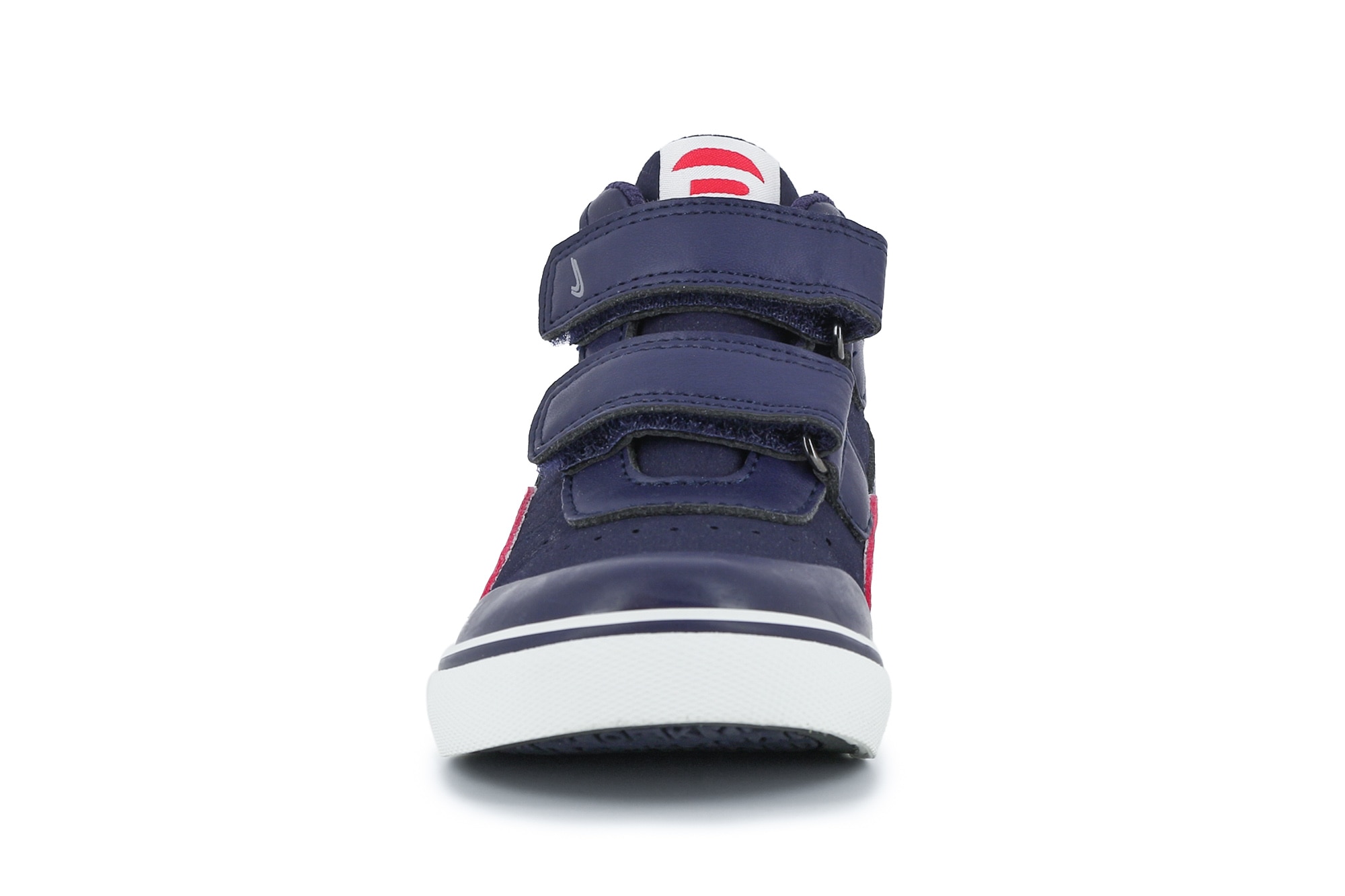 Sapatilhas Desportivas Abotinadas com Velcro Duplo Pablosky Azul-marinho / Laranja-5