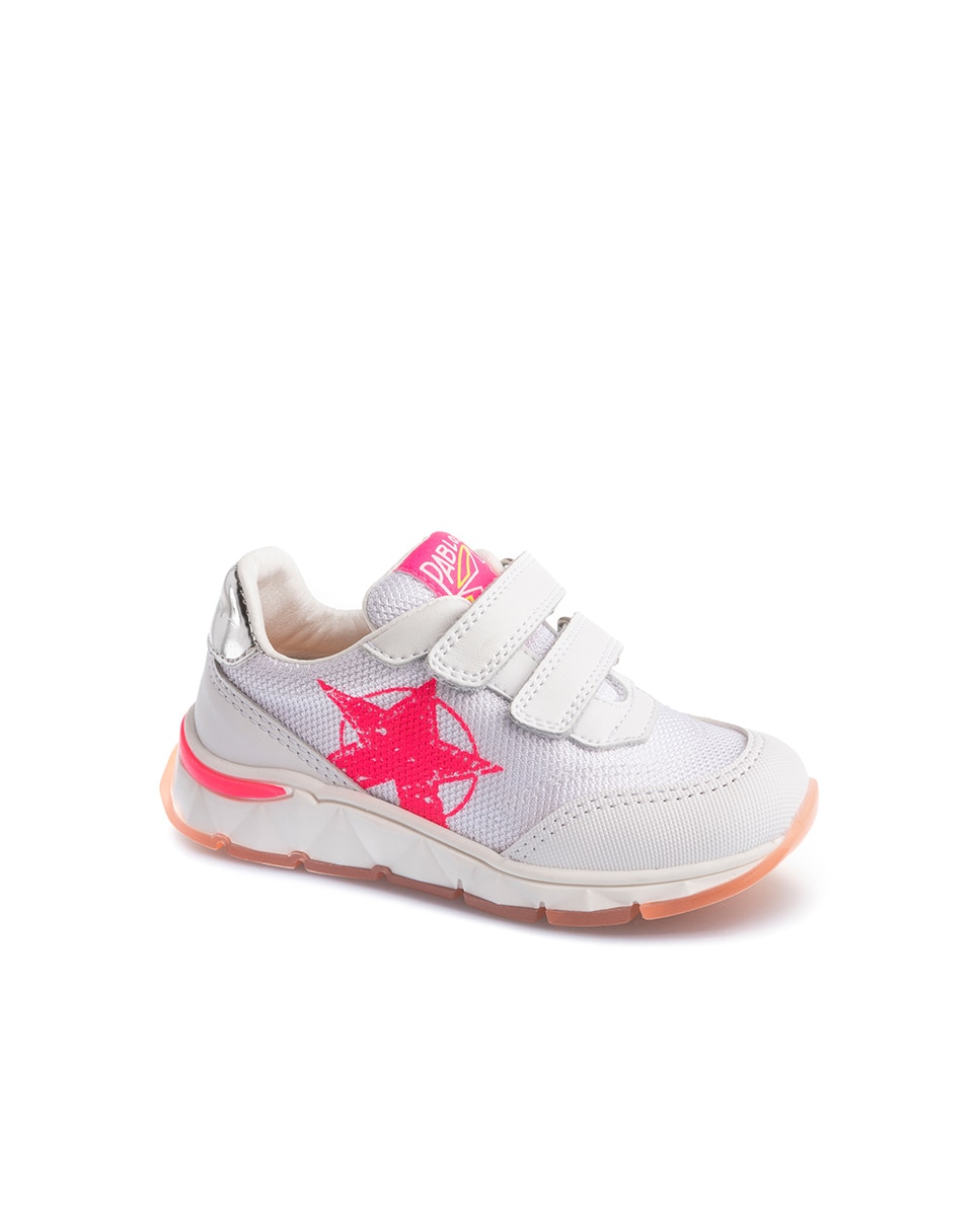Sapatilhas Desportivas de Pele em Branco Pablosky Branco-1