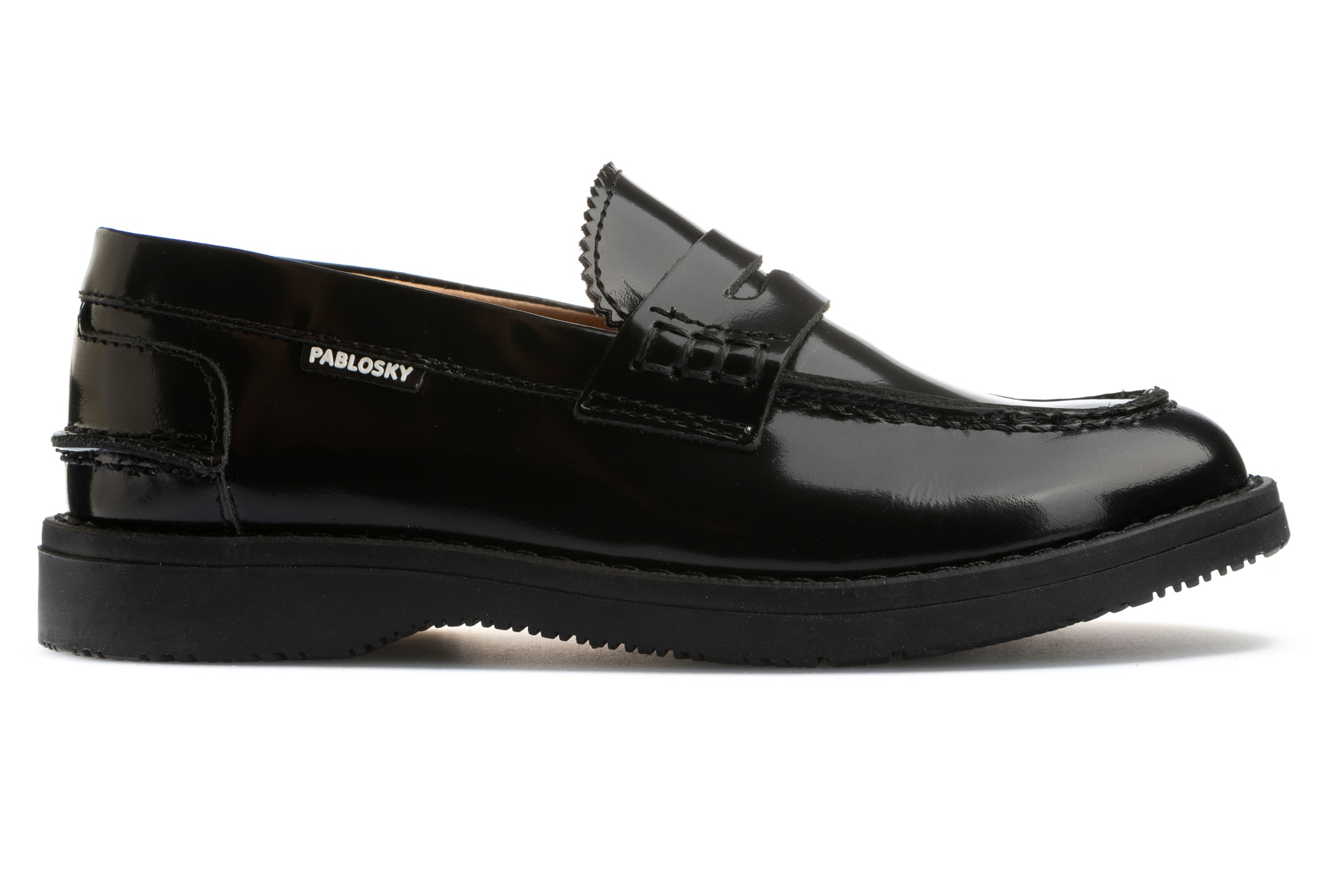 Mocassins de Pele em Preto Pablosky Preto-2