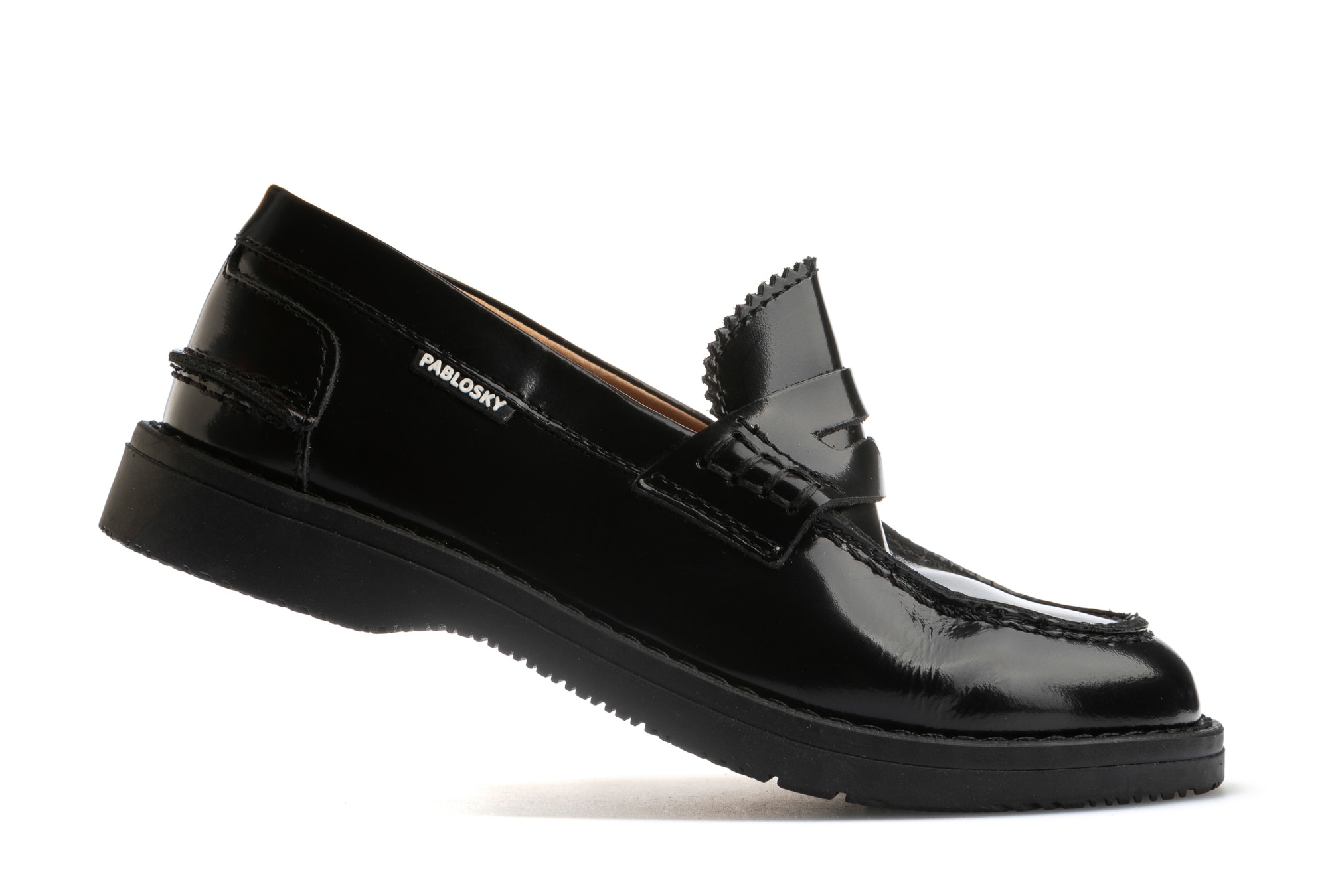 Mocassins de Pele em Preto Pablosky Preto-5