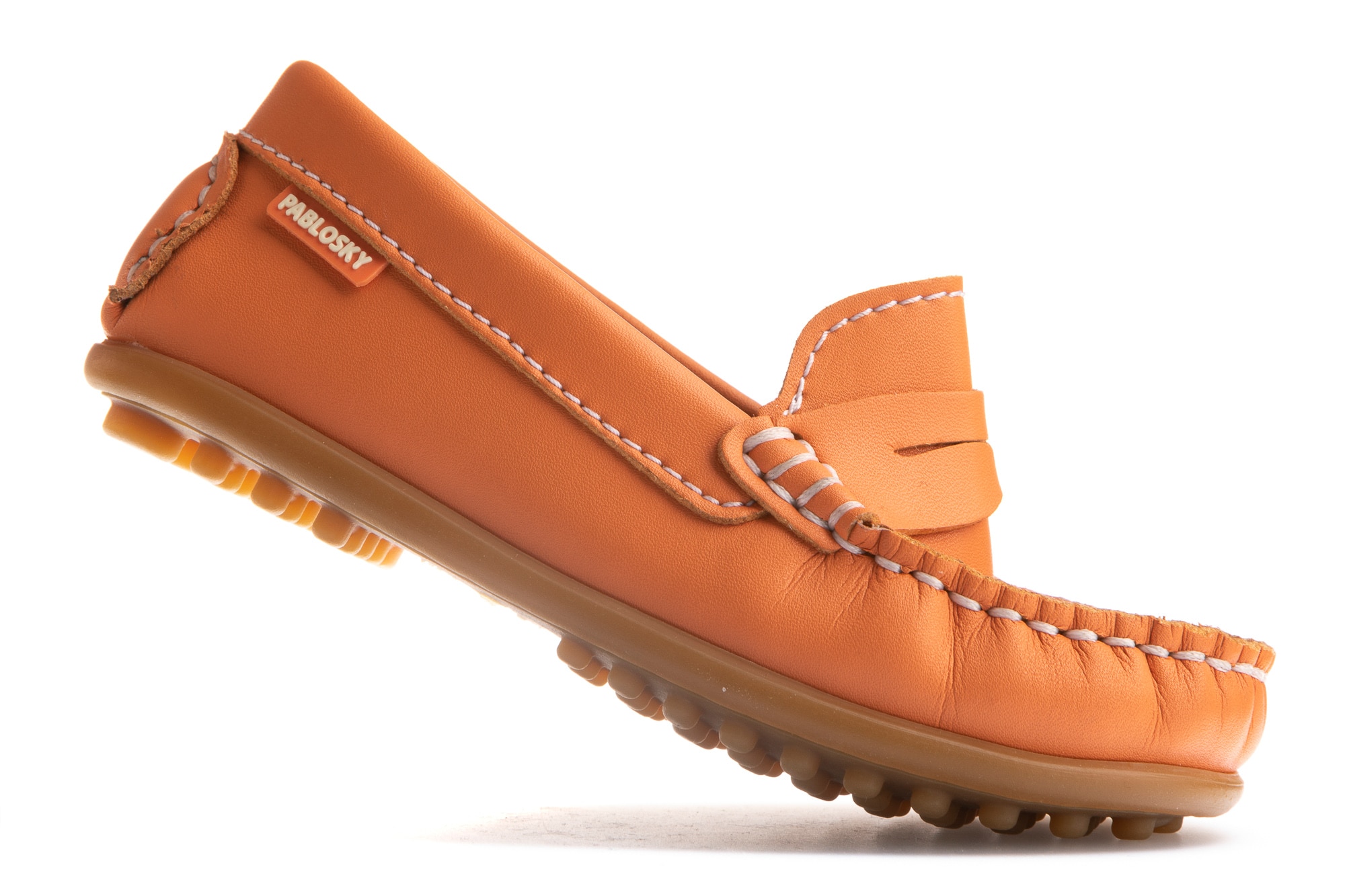Mocassins de Tecido em Laranja Pablosky Laranja-5