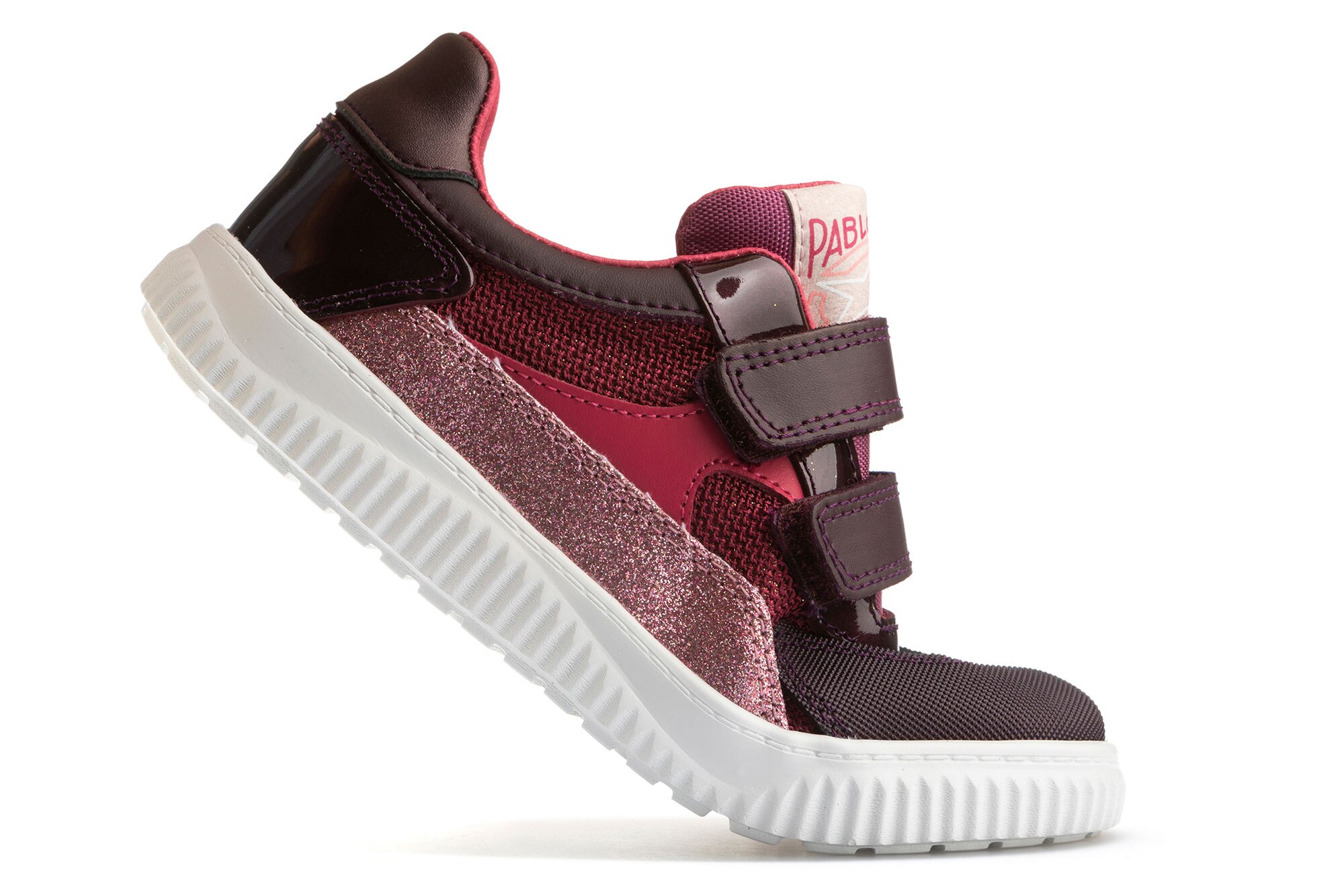 Sapatilhas Desportivas de Pele em Vermelho Pablosky Vermelho-5
