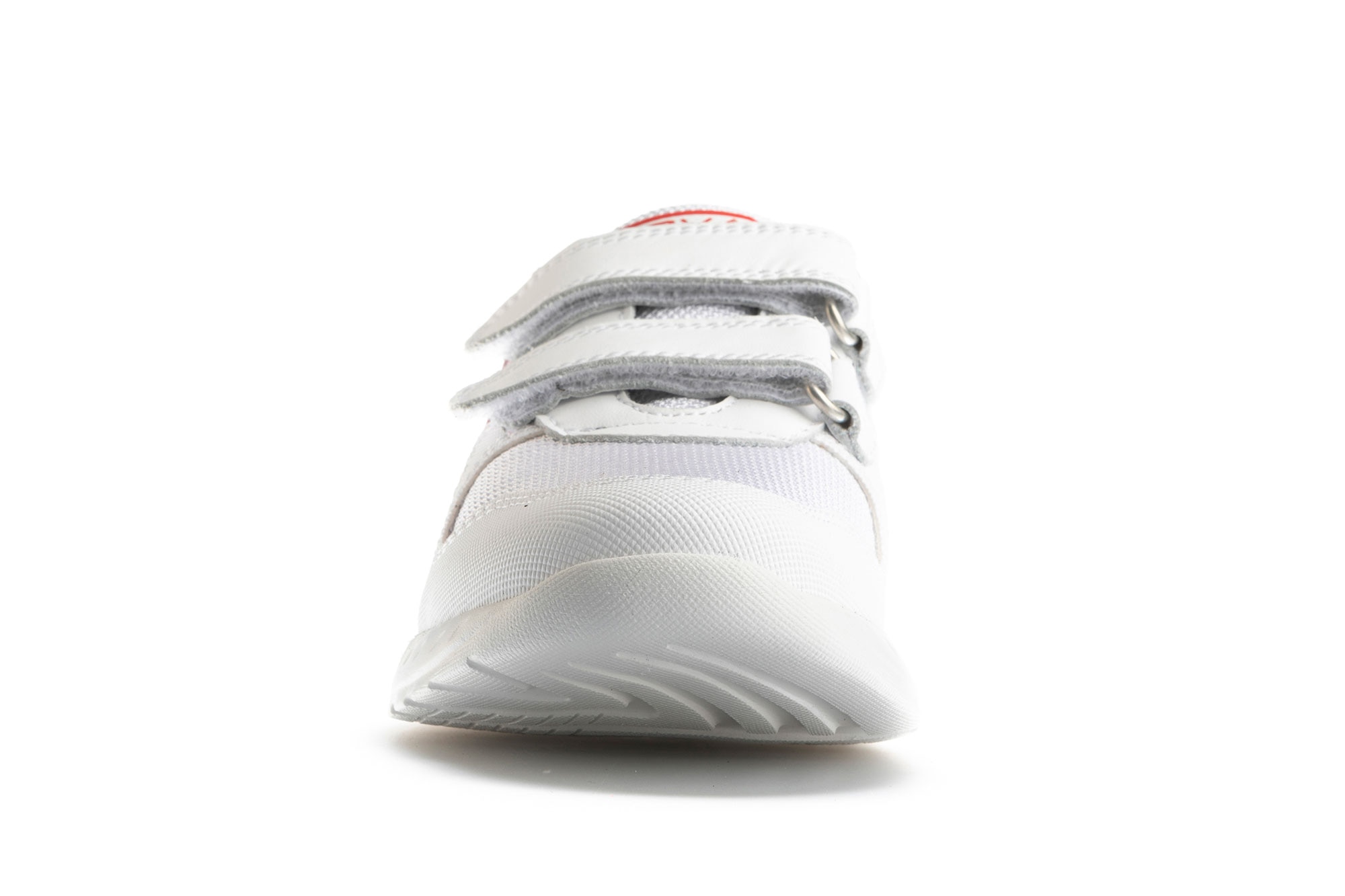 Sapatilhas Desportivas Infantil de Pele Pablosky Branco / Vermelho-3