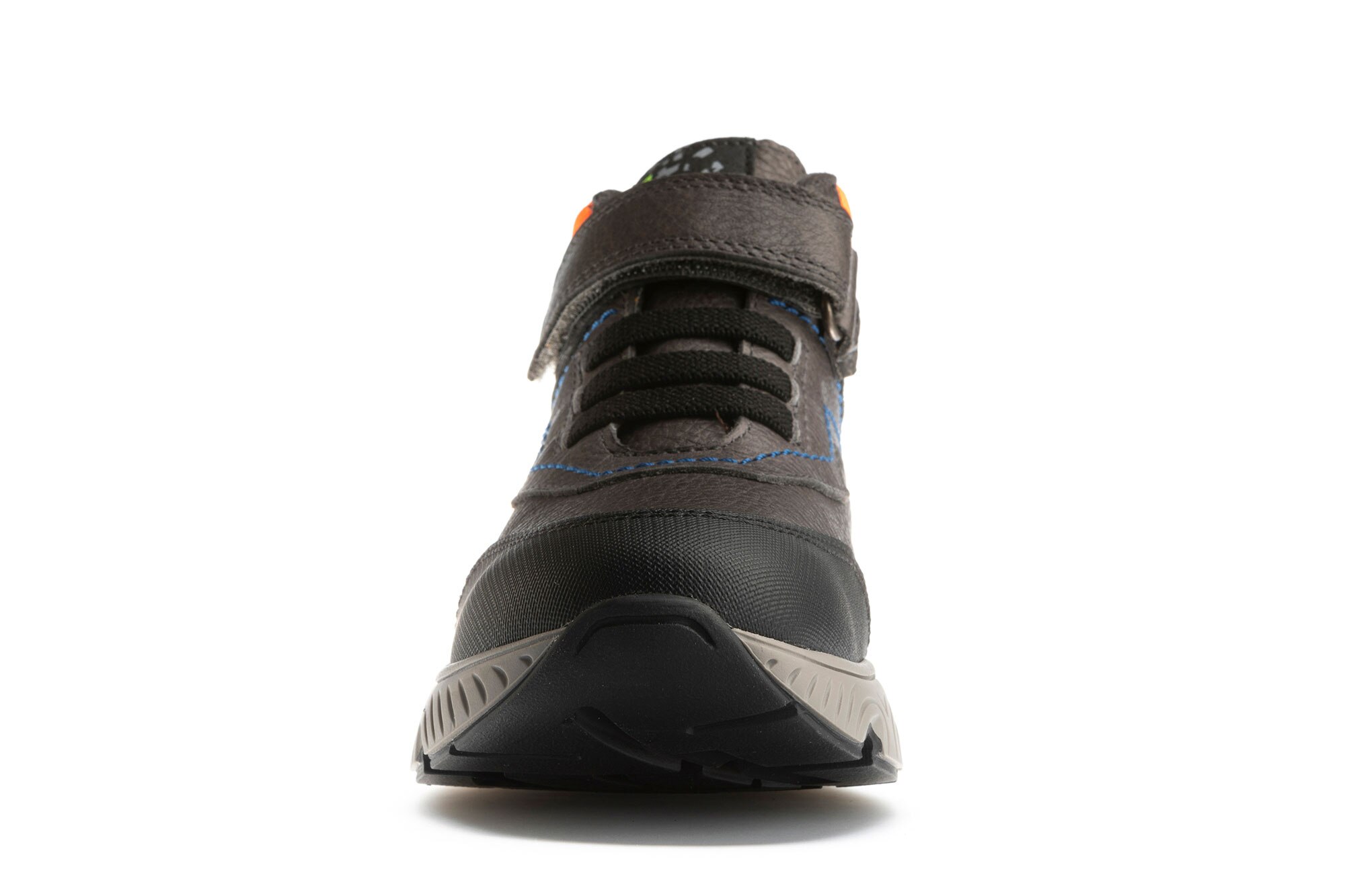 Botas Infantil de Pele com Velcro Pablosky Cinzento-escuro-3