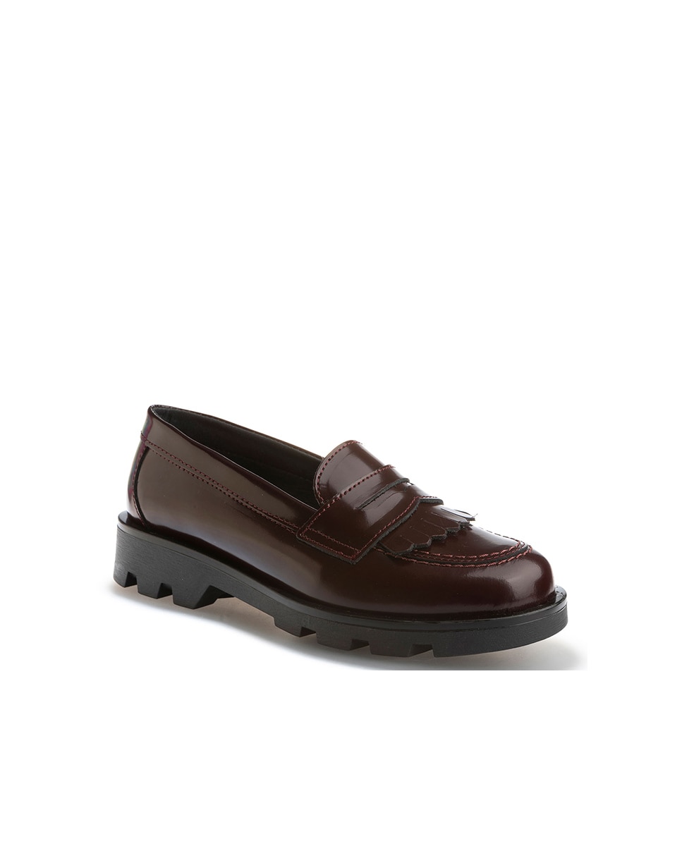 Merceditas de Pele Abertas Vermelho-1