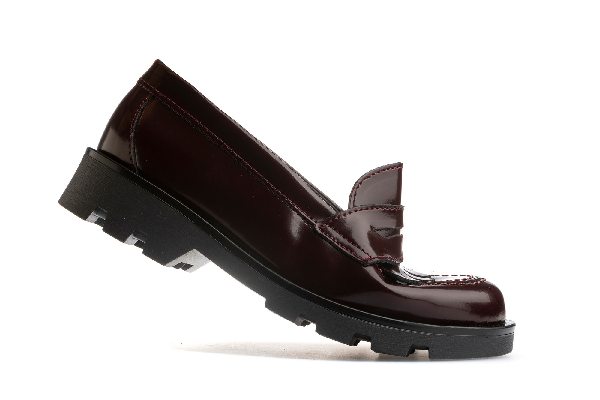 Merceditas de Pele Abertas Vermelho-5