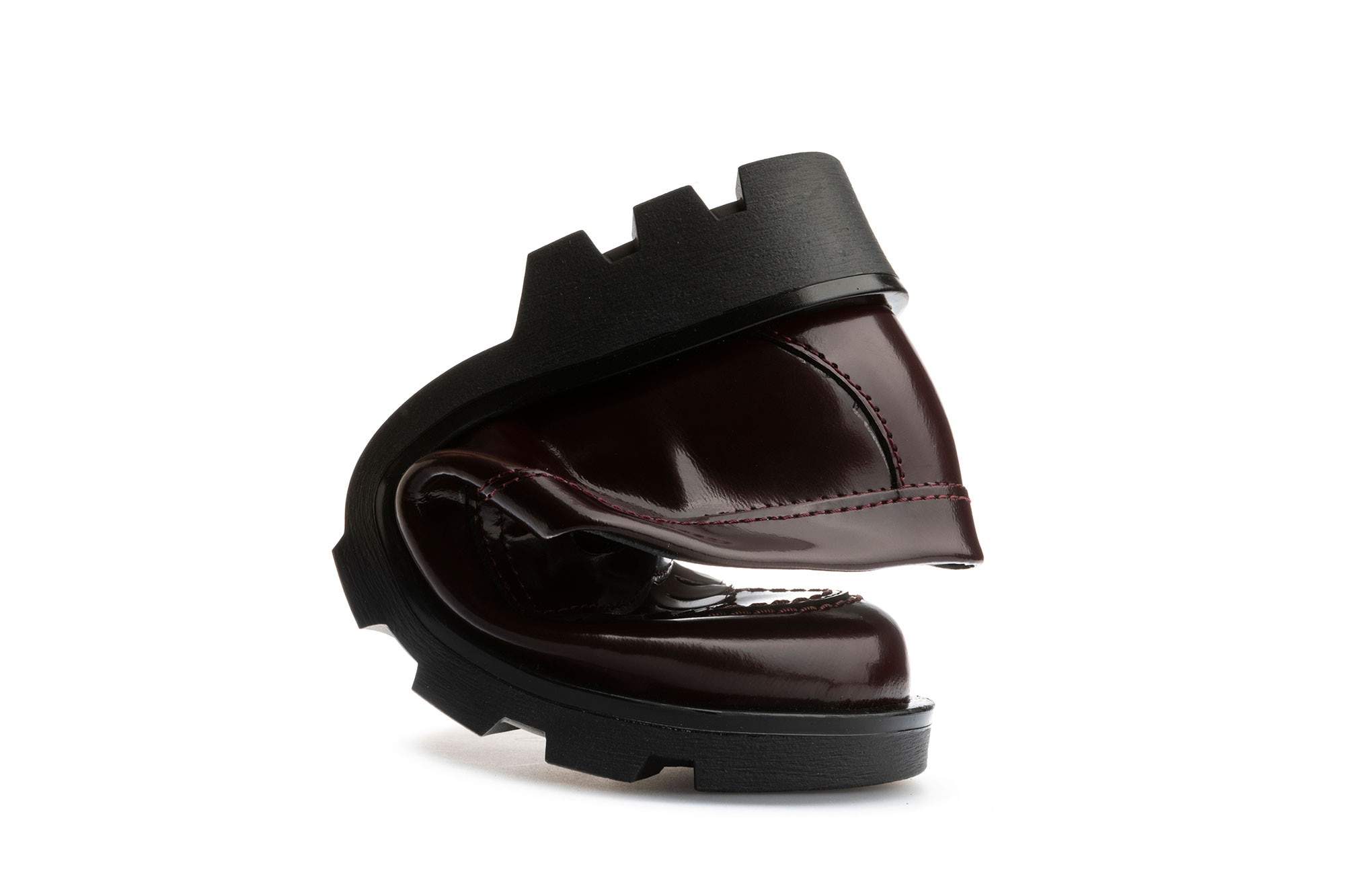 Merceditas de Pele Abertas Vermelho-6