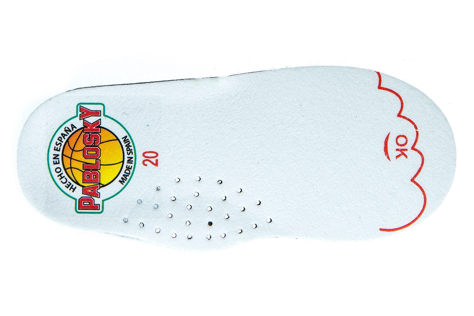 Sapatilhas Desportivas para Bebé de Pele com Velcro Pablosky Azul-marinho-2