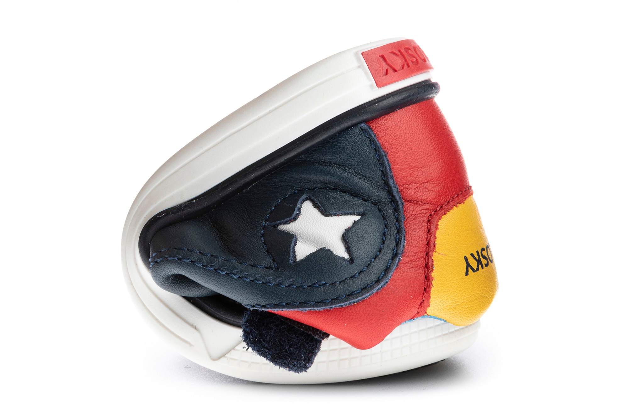 Sapatilhas Desportivas para Bebé de Pele com Velcro Pablosky Azul-marinho-4