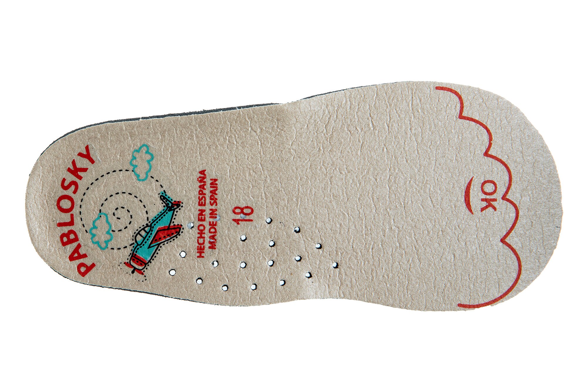 Sapatos de Presilha para Bebé de Pele com Velcro Pablosky Azul-marinho-2