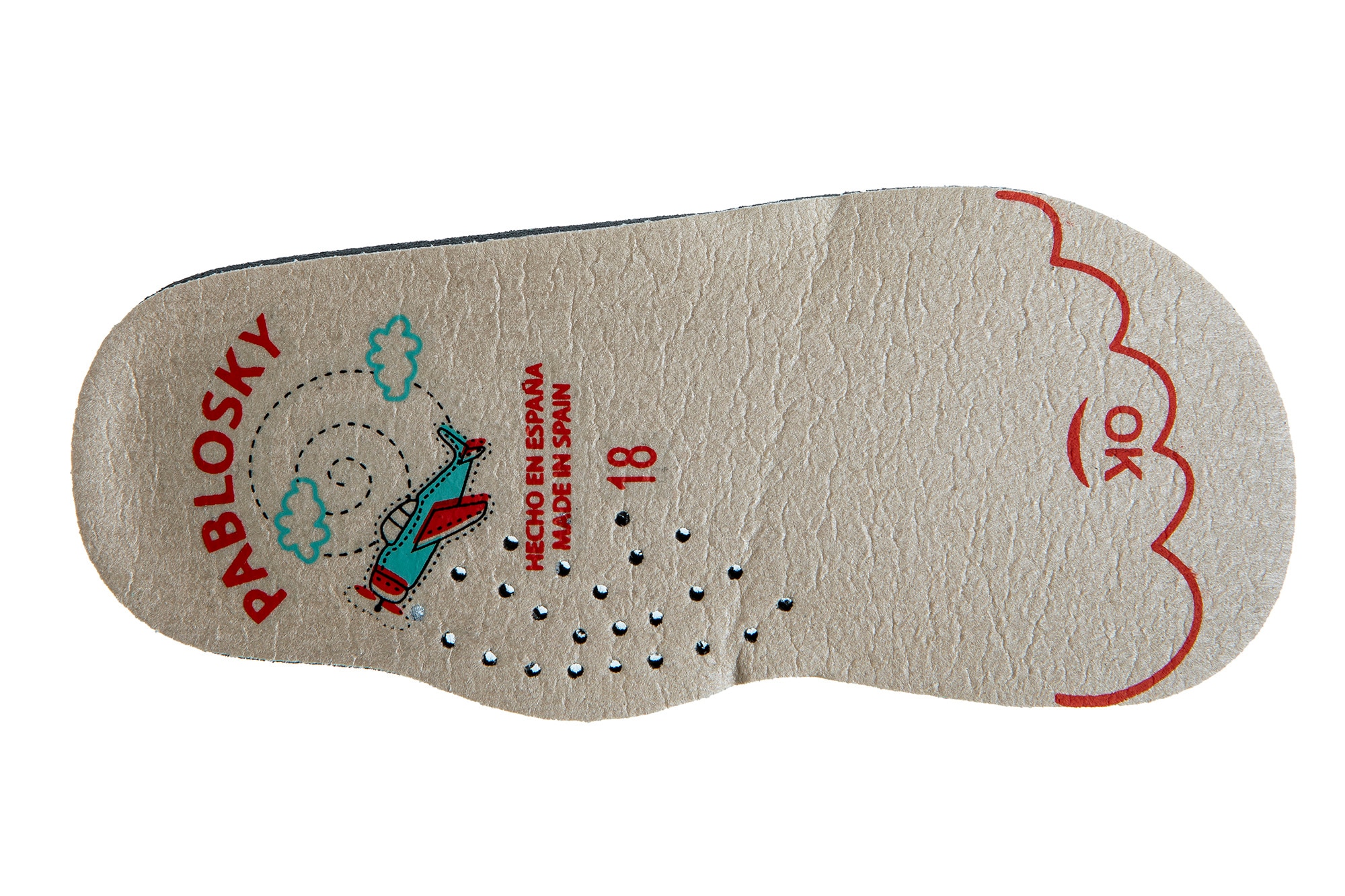 Sapatos de Presilha para Bebé de Pele com Velcro Pablosky Azul-marinho-2