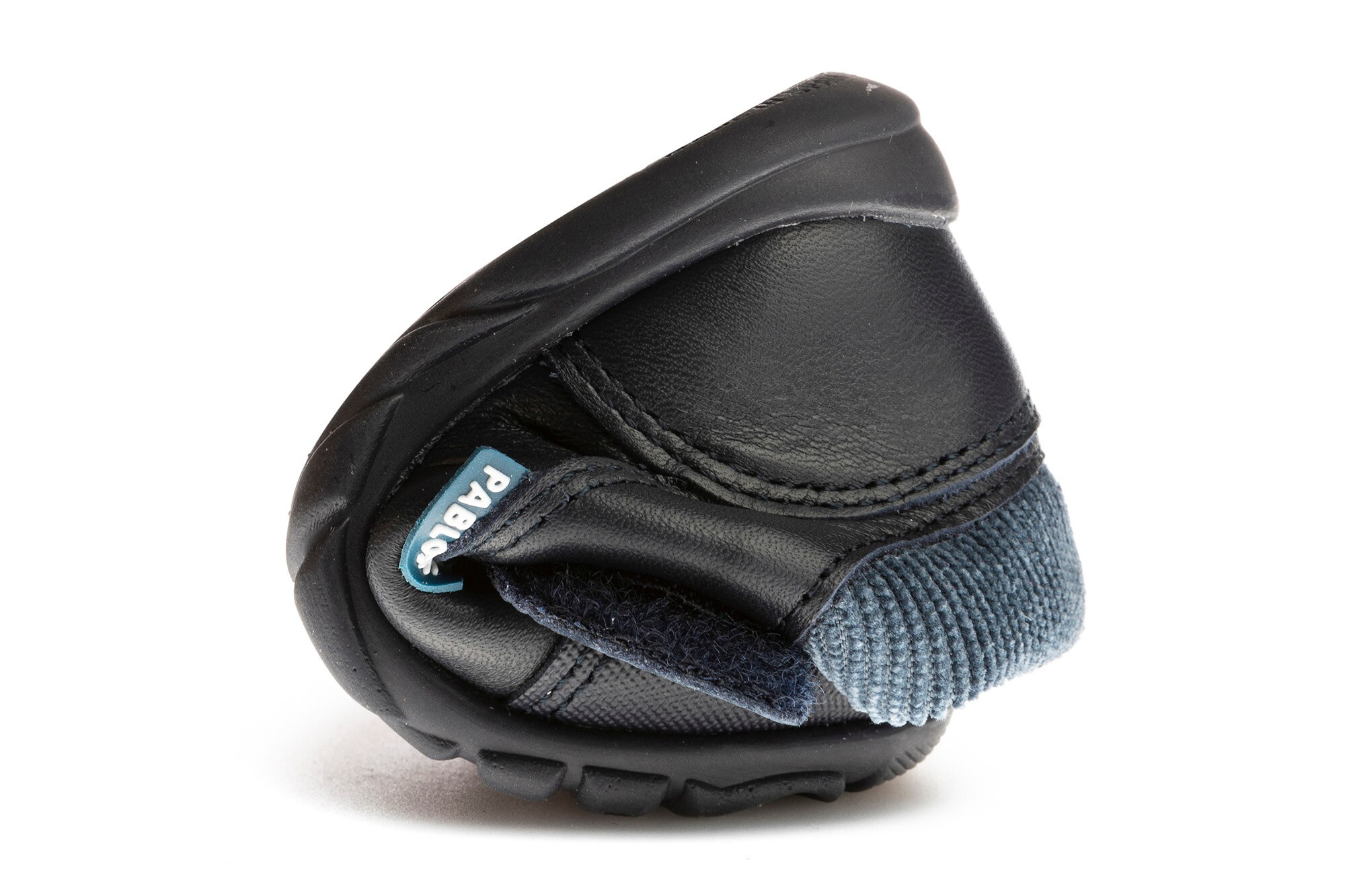Sapatos de Presilha para Bebé de Pele com Velcro Pablosky Azul-marinho-4