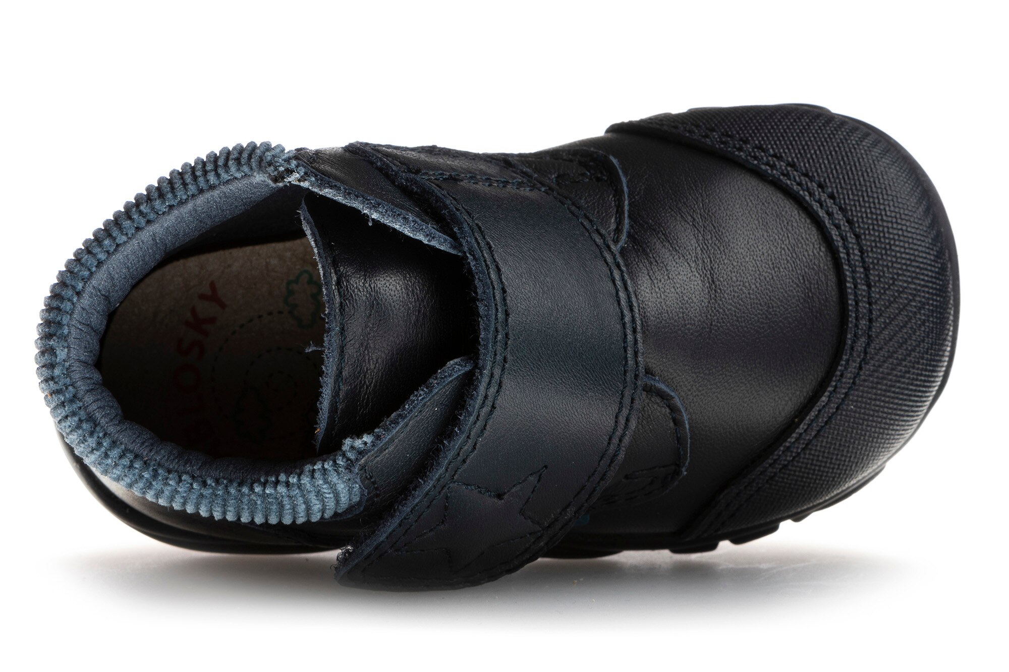 Sapatos de Presilha para Bebé de Pele com Velcro Pablosky Azul-marinho-6
