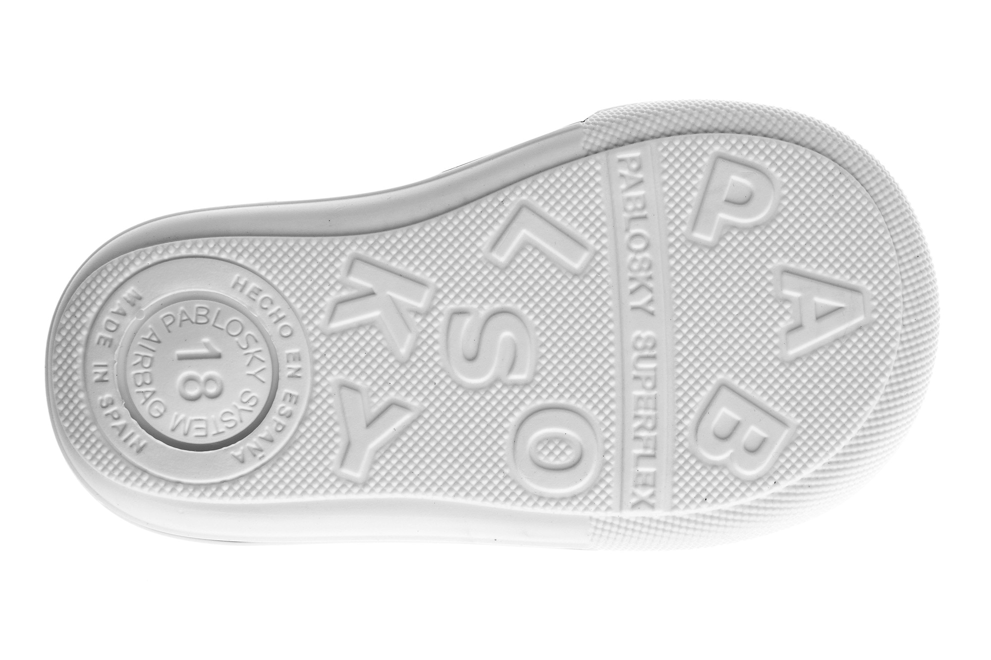 Sapatilhas Desportivas para Bebé de Microfibra Têxtil com Velcro Pablosky Azul-marinho-5
