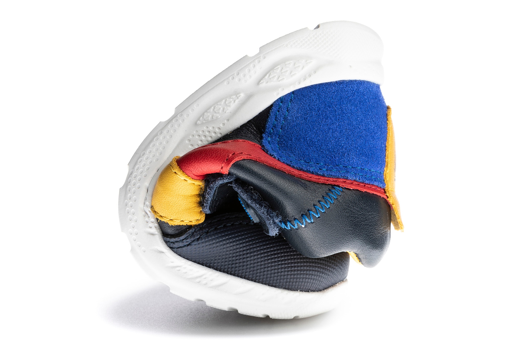 Botas de Bebé em Pele com Velcro Pablosky Azul-marinho-4